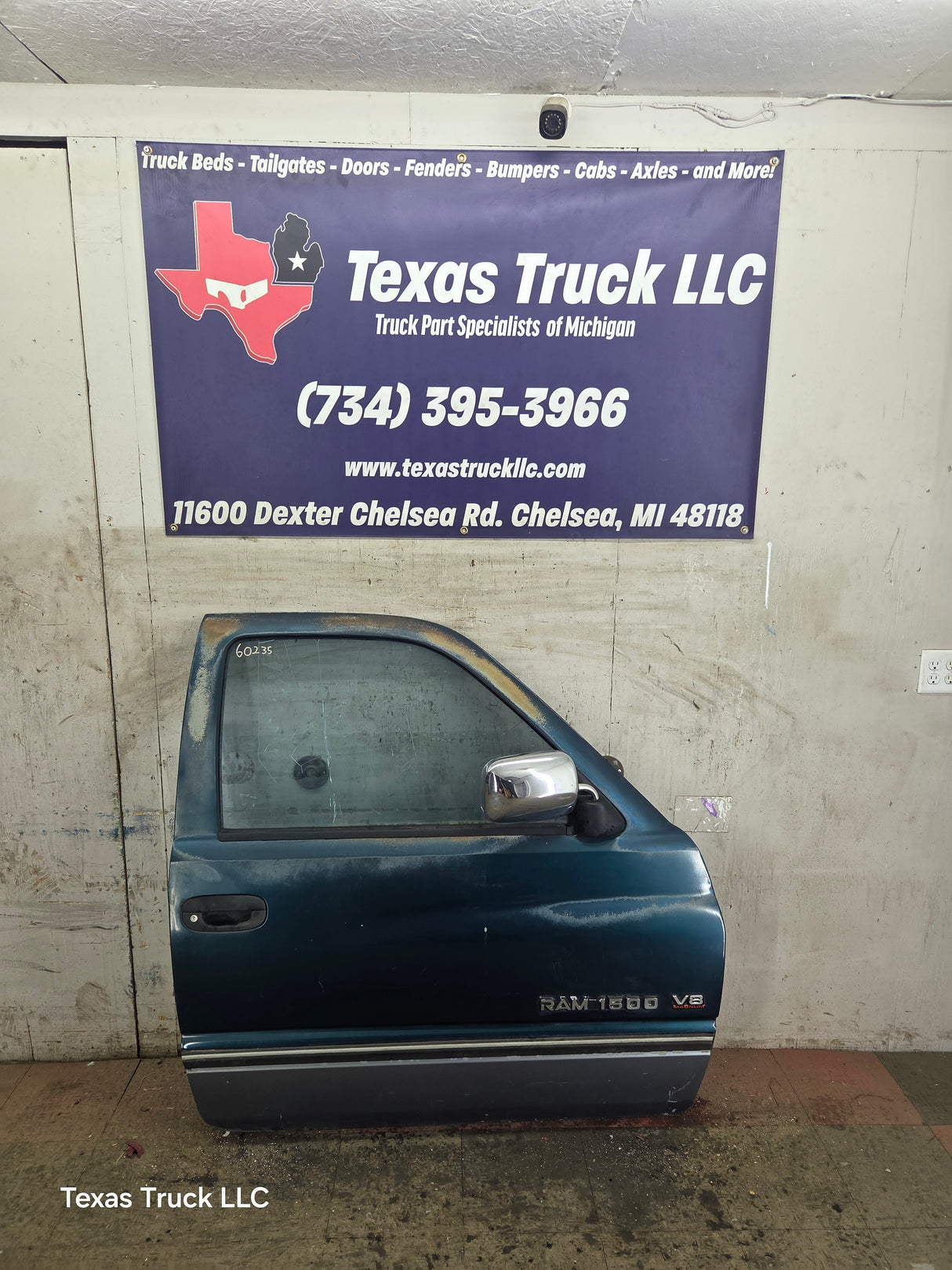 1994-2002 Dodge Ram 2nd Gen RH Passenger Side Front Door Regular Cab / 2 Door Ext Cab 1500 2500 3500 ROUND CORNER