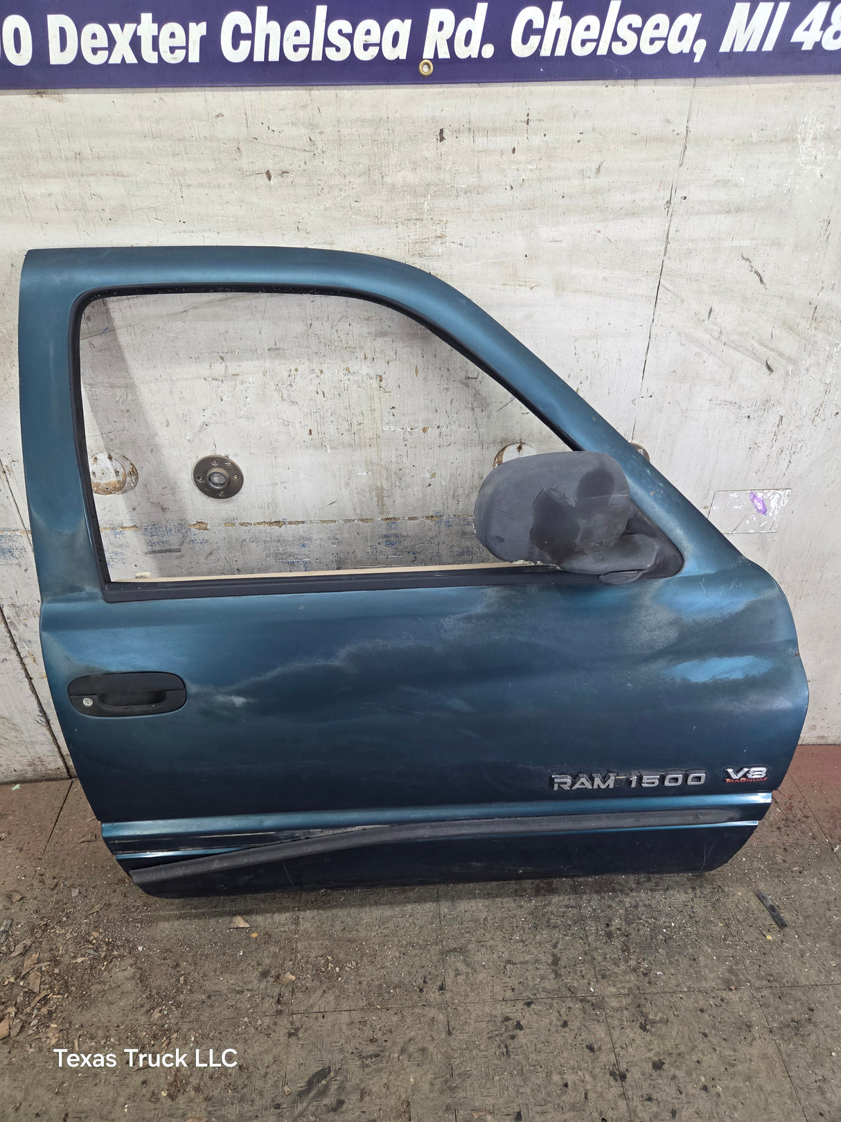 1994-2002 Dodge Ram 2nd Gen RH Passenger Side Front Door Regular Cab / 2 Door Ext Cab 1500 2500 3500 ROUND CORNER
