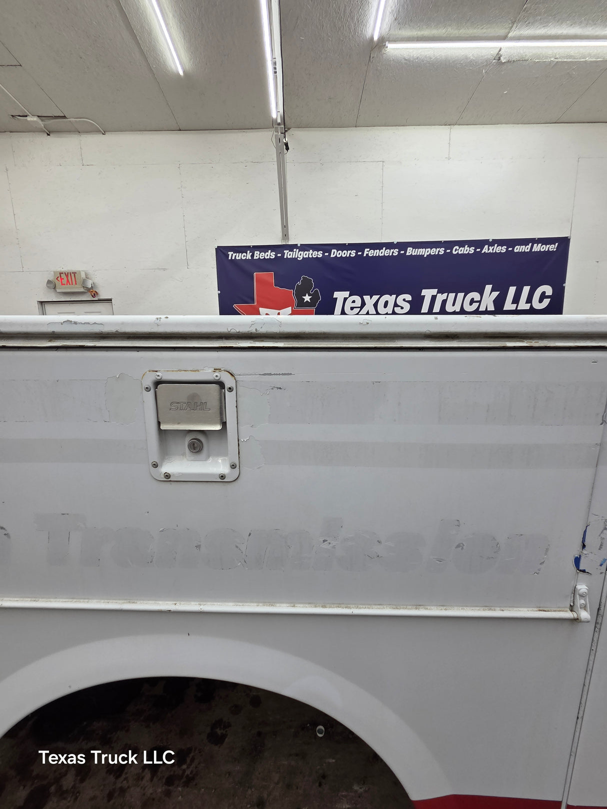 8' Steel Utility Service Body Truck Single Rear Wheel Utility Bed Universal