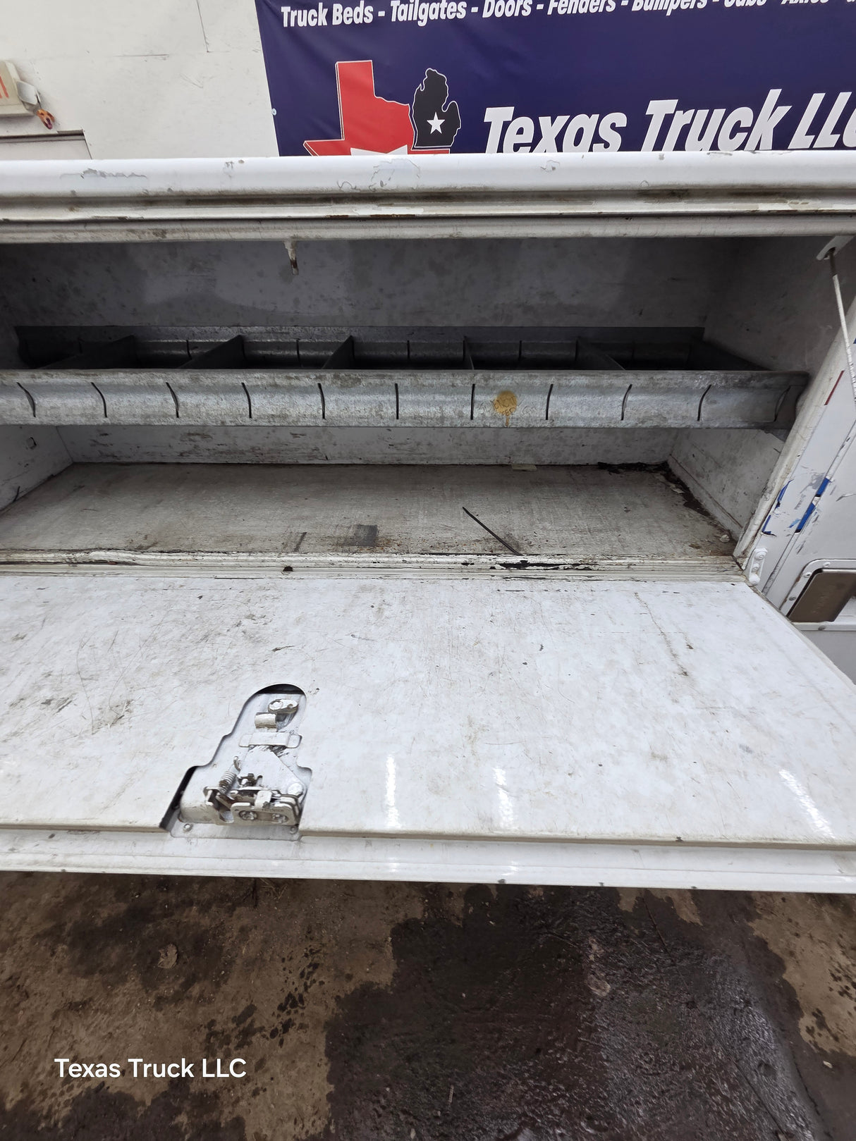 8' Steel Utility Service Body Truck Single Rear Wheel Utility Bed Universal
