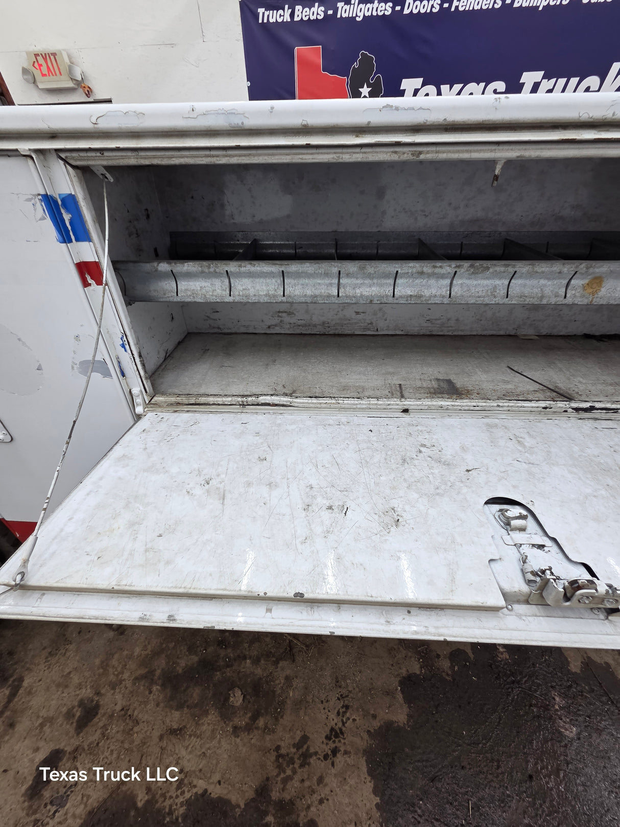 8' Steel Utility Service Body Truck Single Rear Wheel Utility Bed Universal
