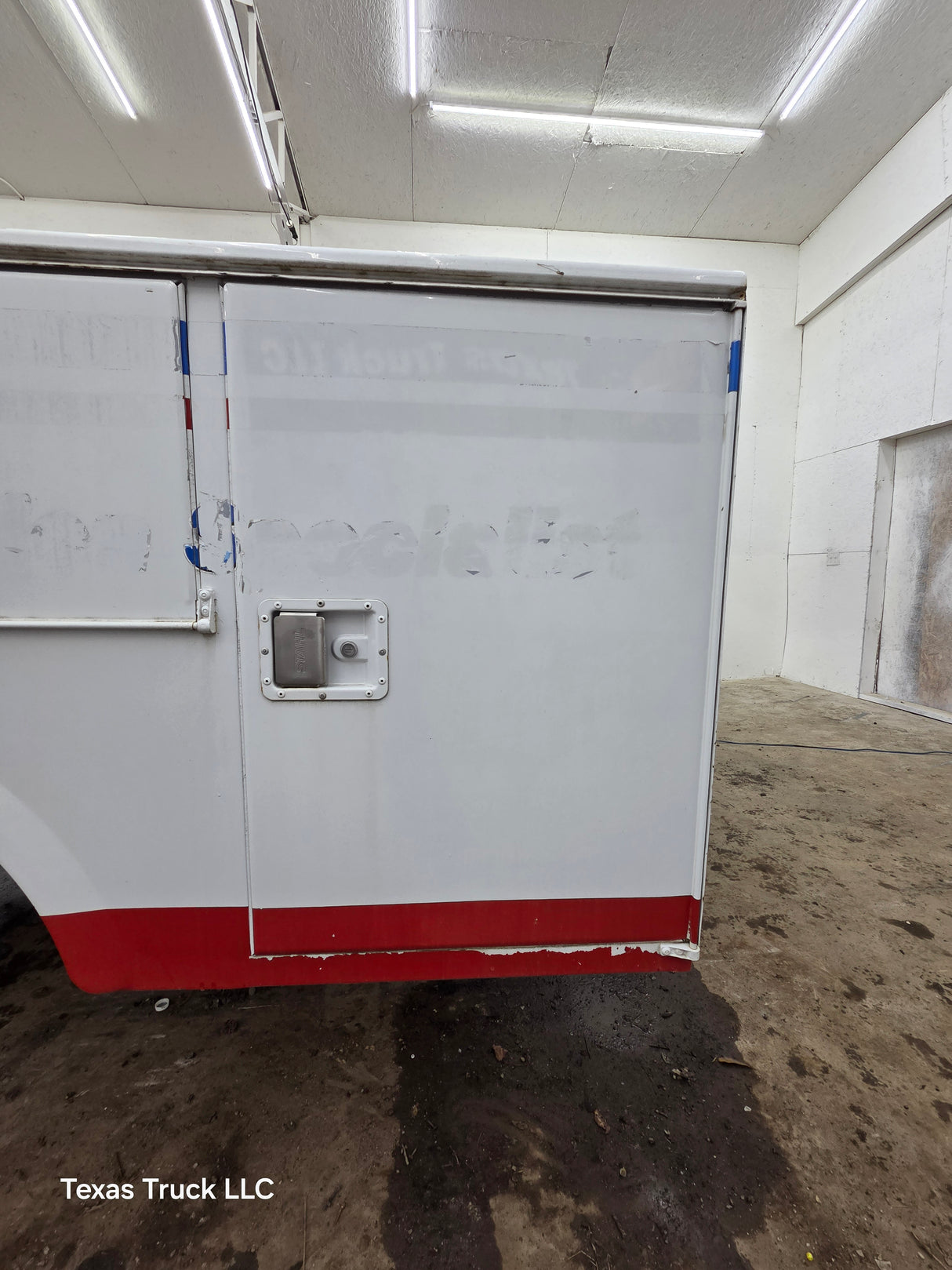 8' Steel Utility Service Body Truck Single Rear Wheel Utility Bed Universal