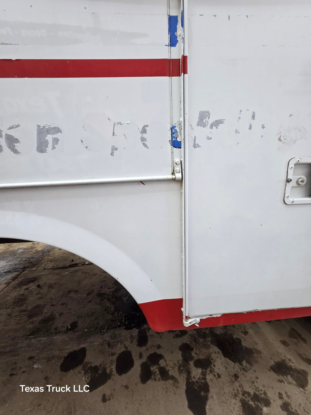 8' Steel Utility Service Body Truck Single Rear Wheel Utility Bed Universal