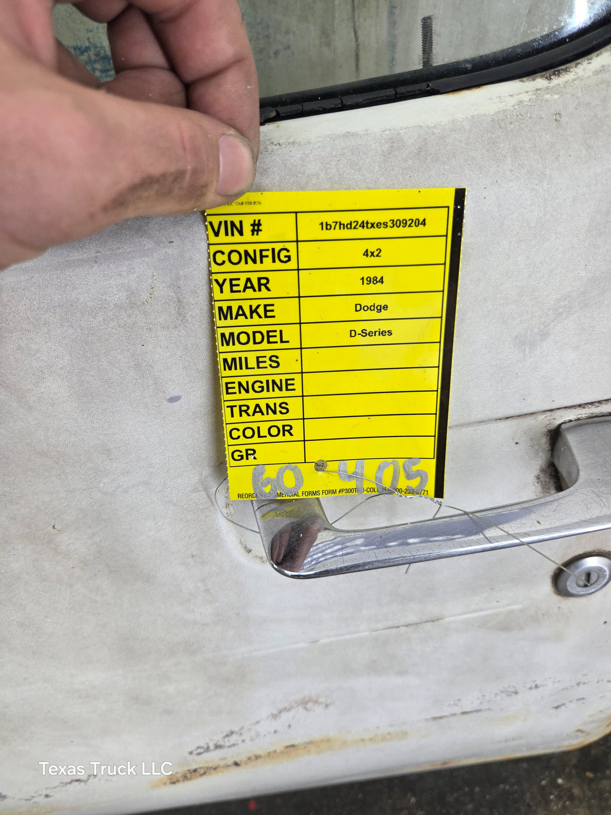 1981-1984 Dodge Ram First Gen LH Driver Side Front Door