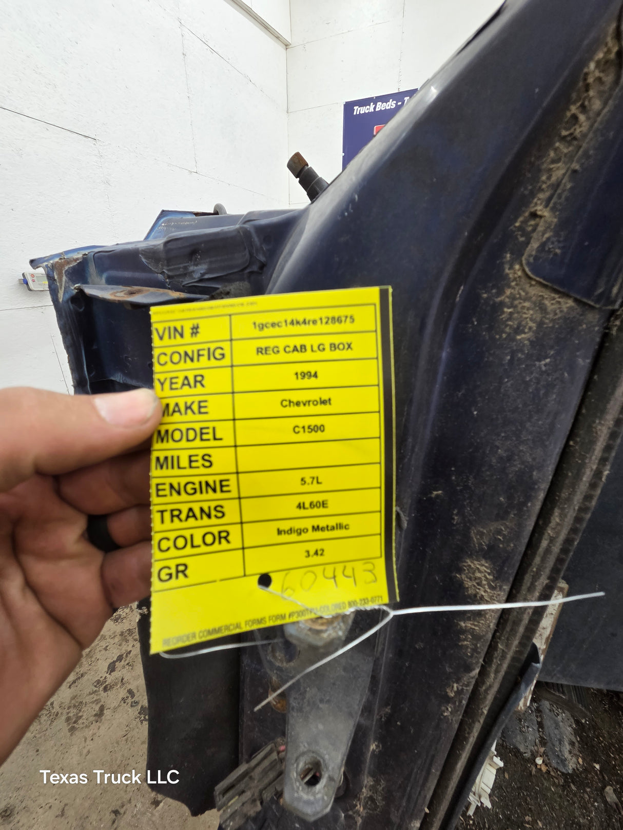 1988-2000 Chevrolet Silverado GMC Sierra Regular Cab