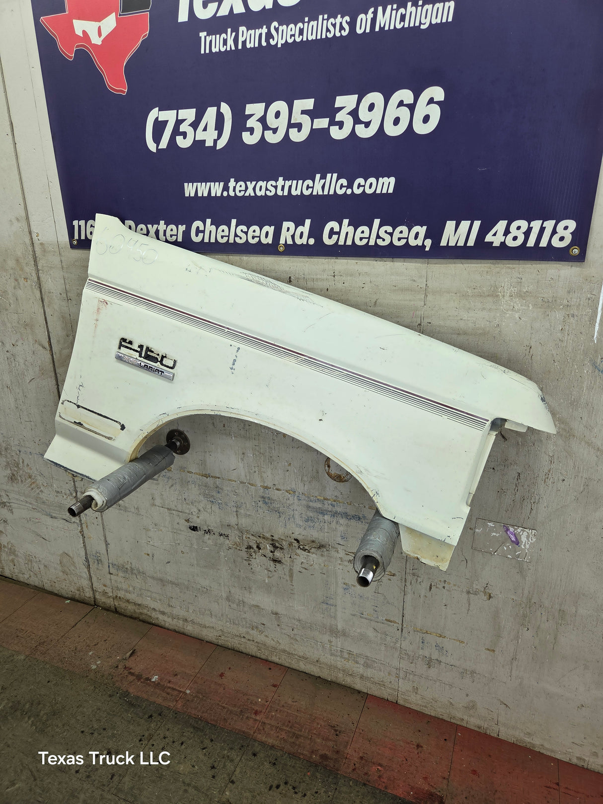 1987-1991 Ford F-150 F-250 F-350 F-450 F-550 Passenger side Fender
