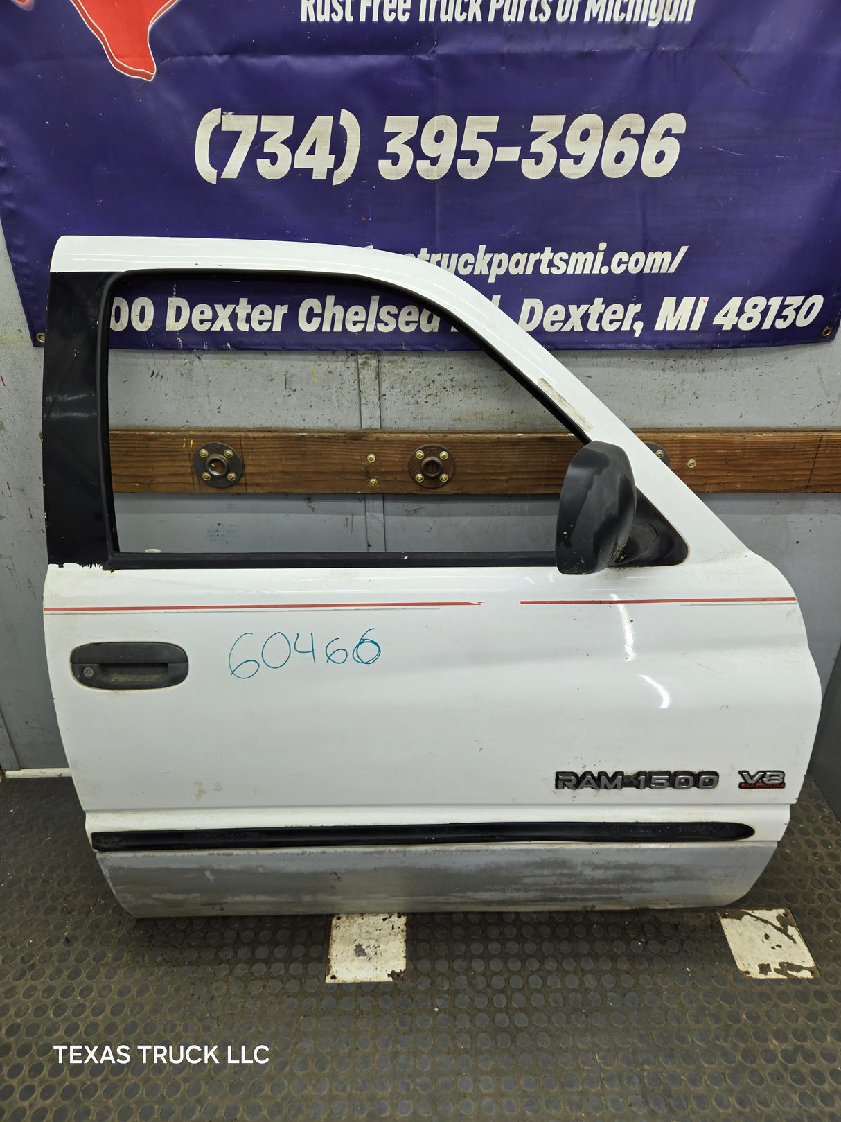 1994-2002 Dodge Ram 2nd Gen Quad Cab 4 Door Square Corner RH Passenger Side Door