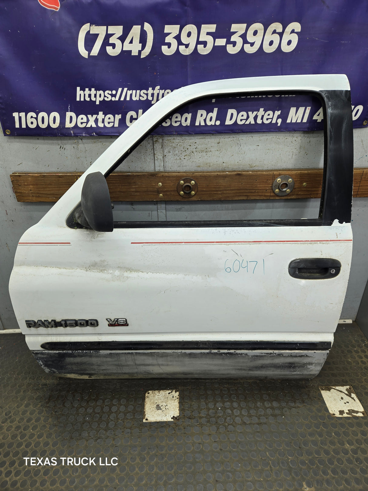 1994-2002 Dodge Ram 2nd Gen Quad Cab 4 Door Square Corner LH Driver Side Door