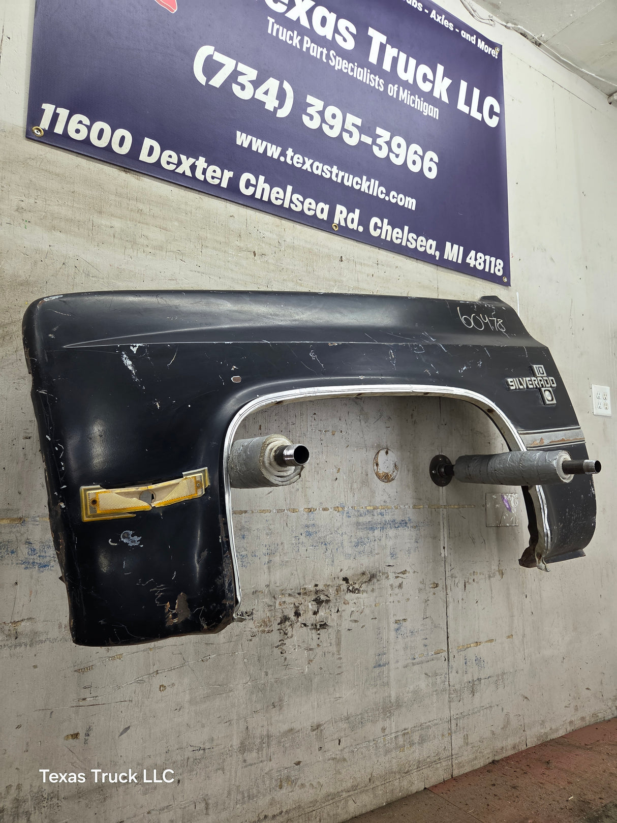 1981-1991 Chevrolet Silverado / GMC Sierra Square Body LH Drivers Side Front Fender