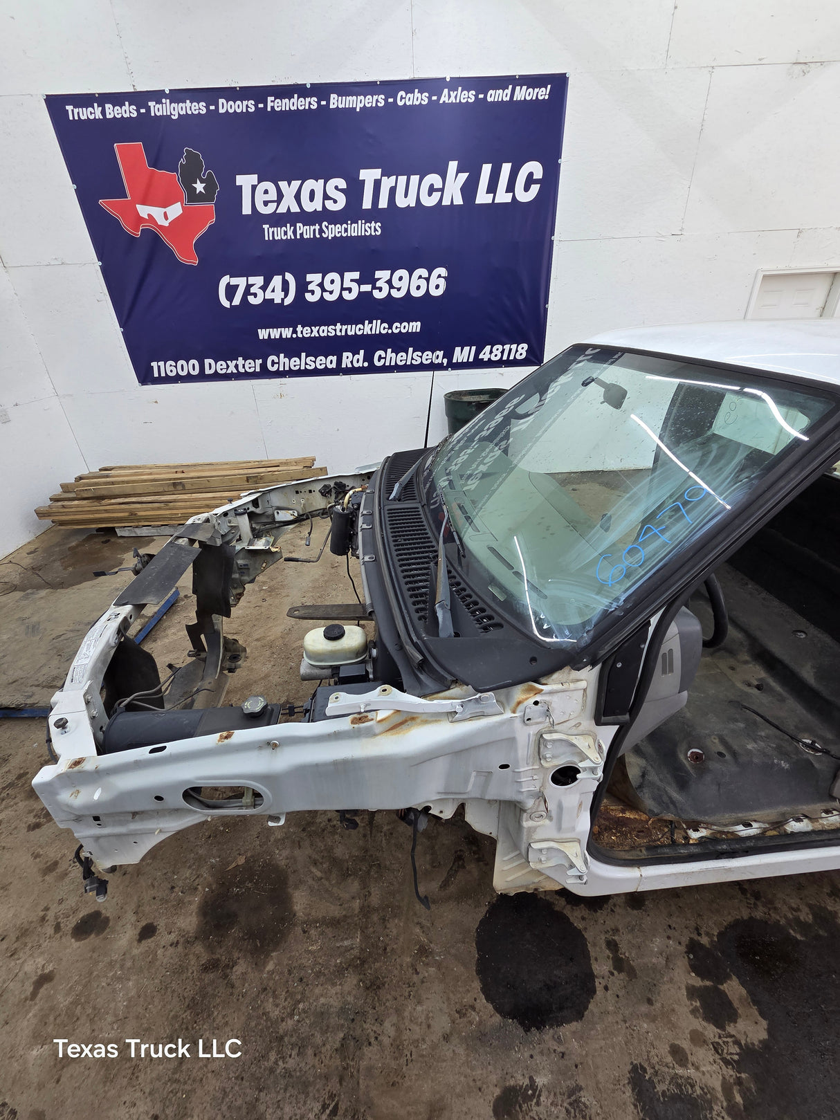 1999-2007 Ford Super Duty F250 F350 F450 F550 2 Door Regular Cab