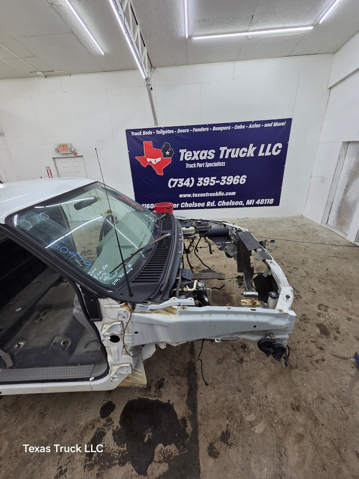 1999-2007 Ford Super Duty F250 F350 F450 F550 2 Door Regular Cab