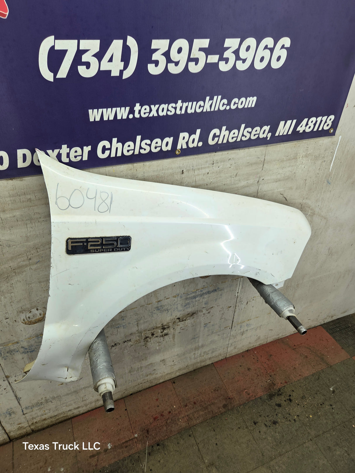 1999-2007 Ford Super Duty RH Passenger Side Front Fender F250 F350 F450 F550 Excursion