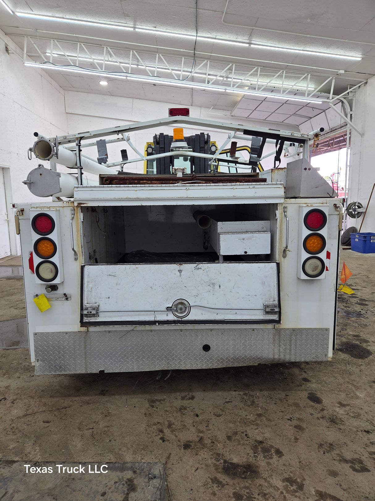 8' Steel Utility Service Body Truck Single Rear Wheel Utility Bed Universal