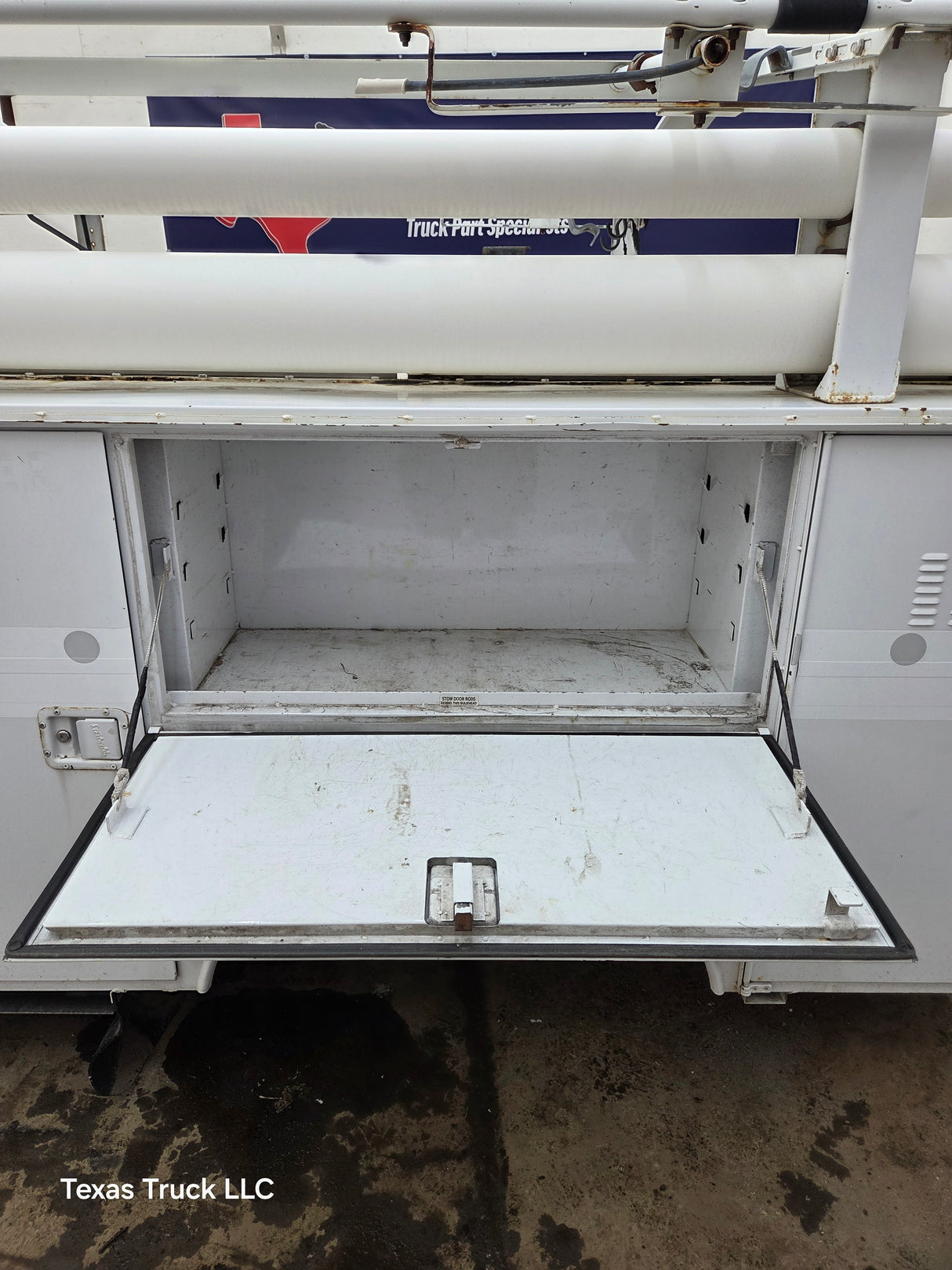 8' Steel Utility Service Body Truck Single Rear Wheel Utility Bed Universal