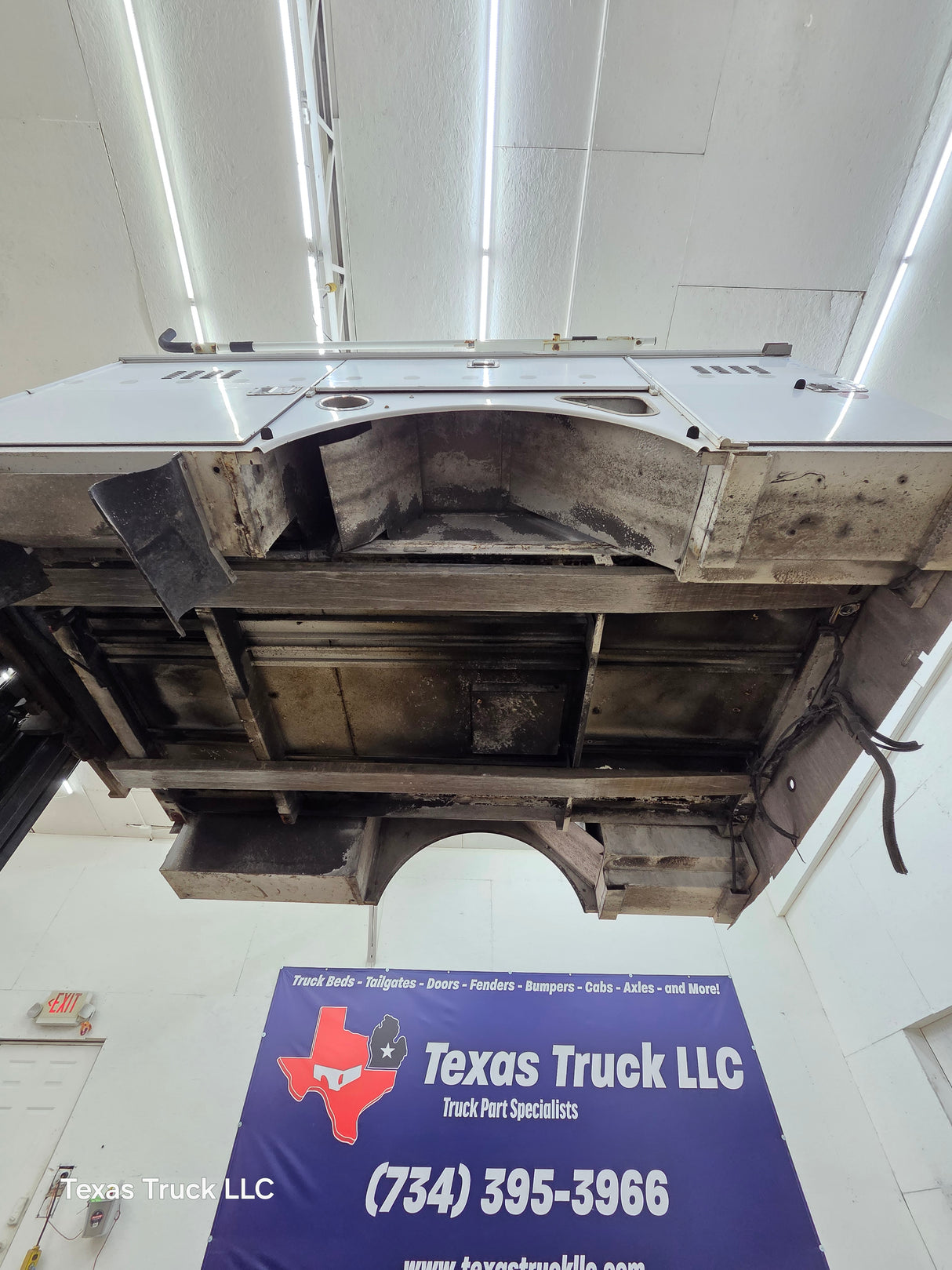 8' Steel Utility Service Body Truck Single Rear Wheel Utility Bed Universal