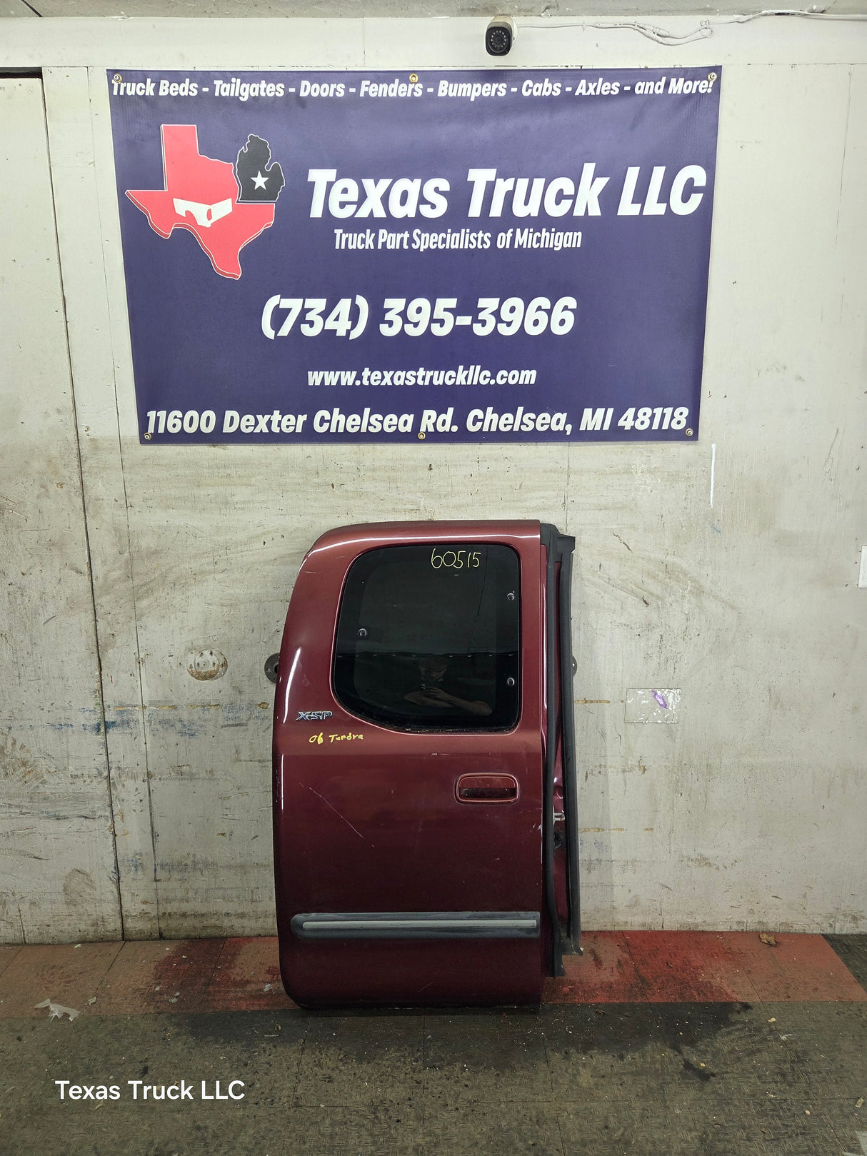 2000-2006 Toyota Tundra Extended Cab Passenger Side Rear Door Rear RH