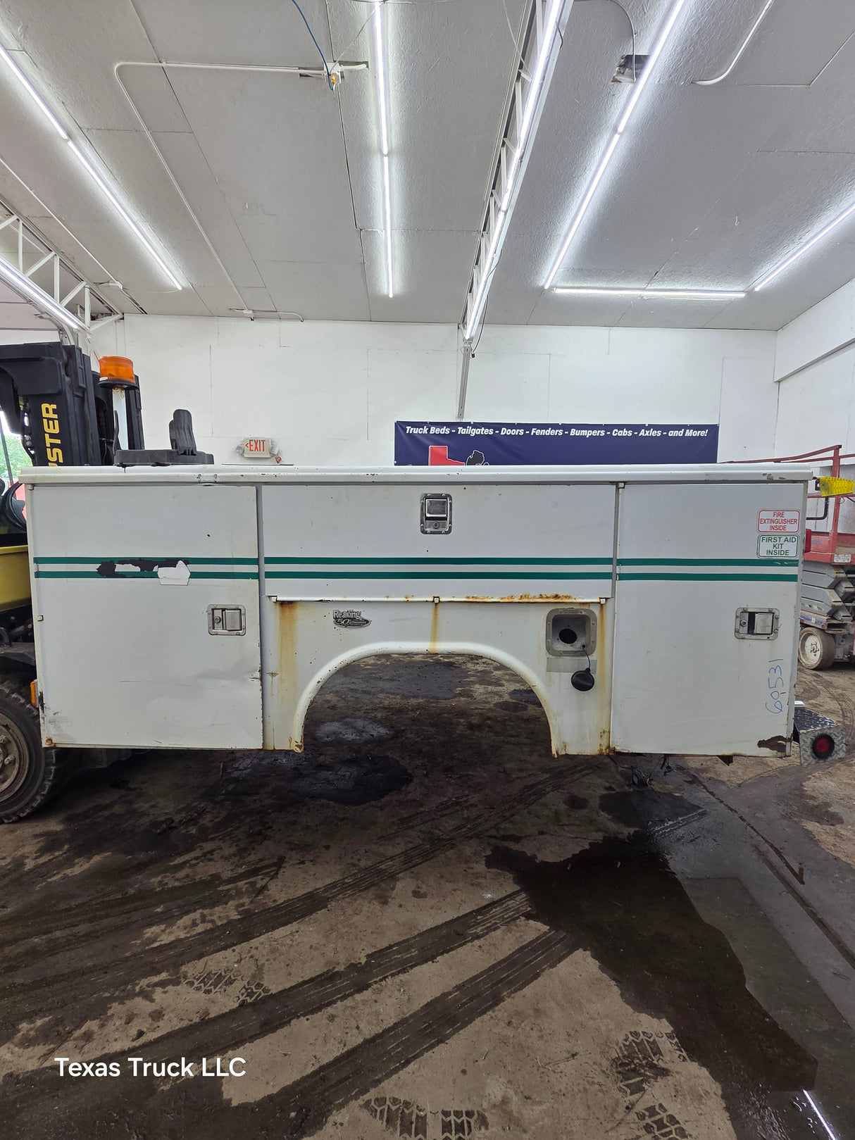 9' Steel Utility Bed For Dually Truck Service Body Universal