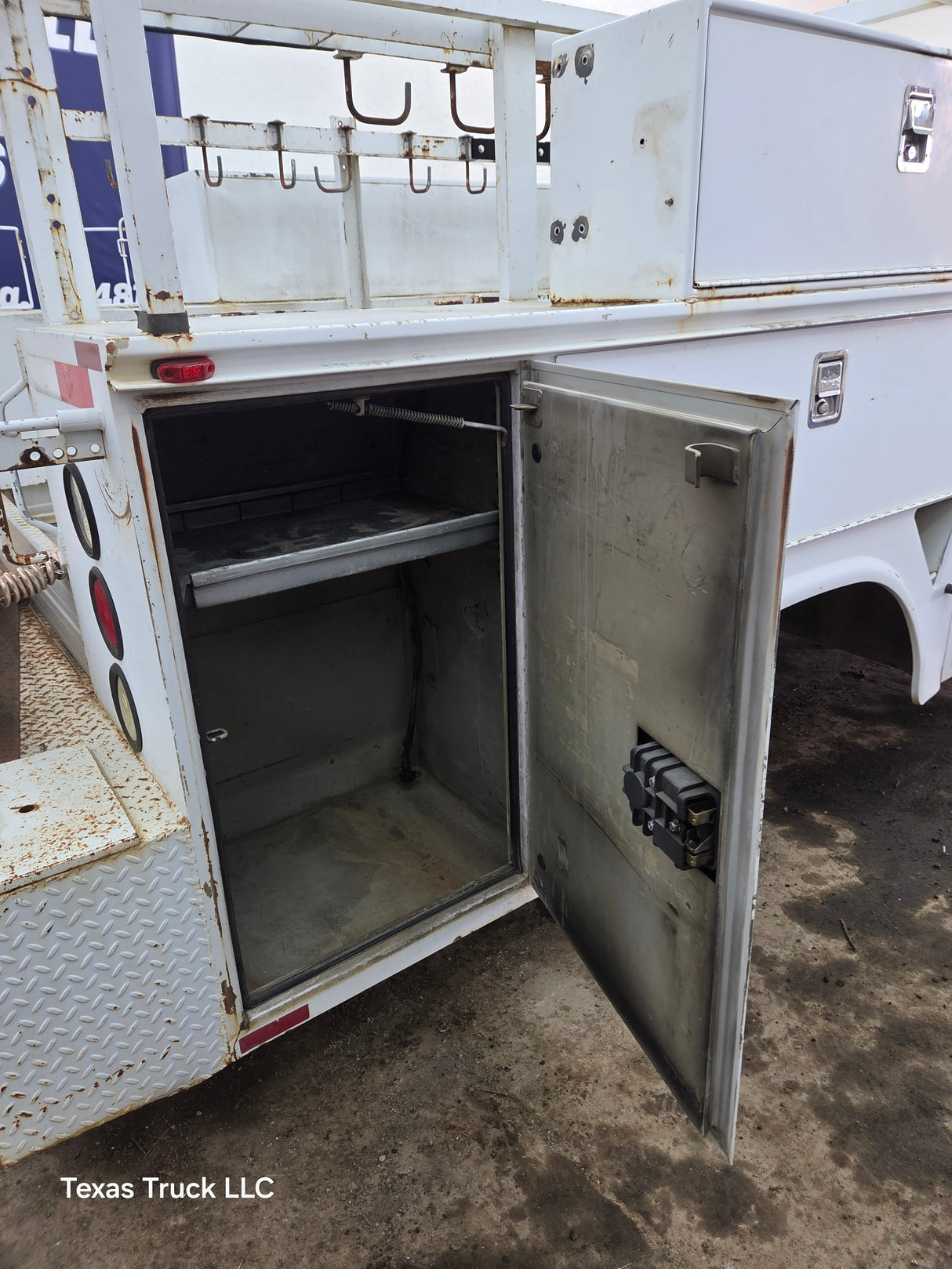 11' Steel Utility Service Body Utility Bed Universal For Dual Rear Wheel Truck