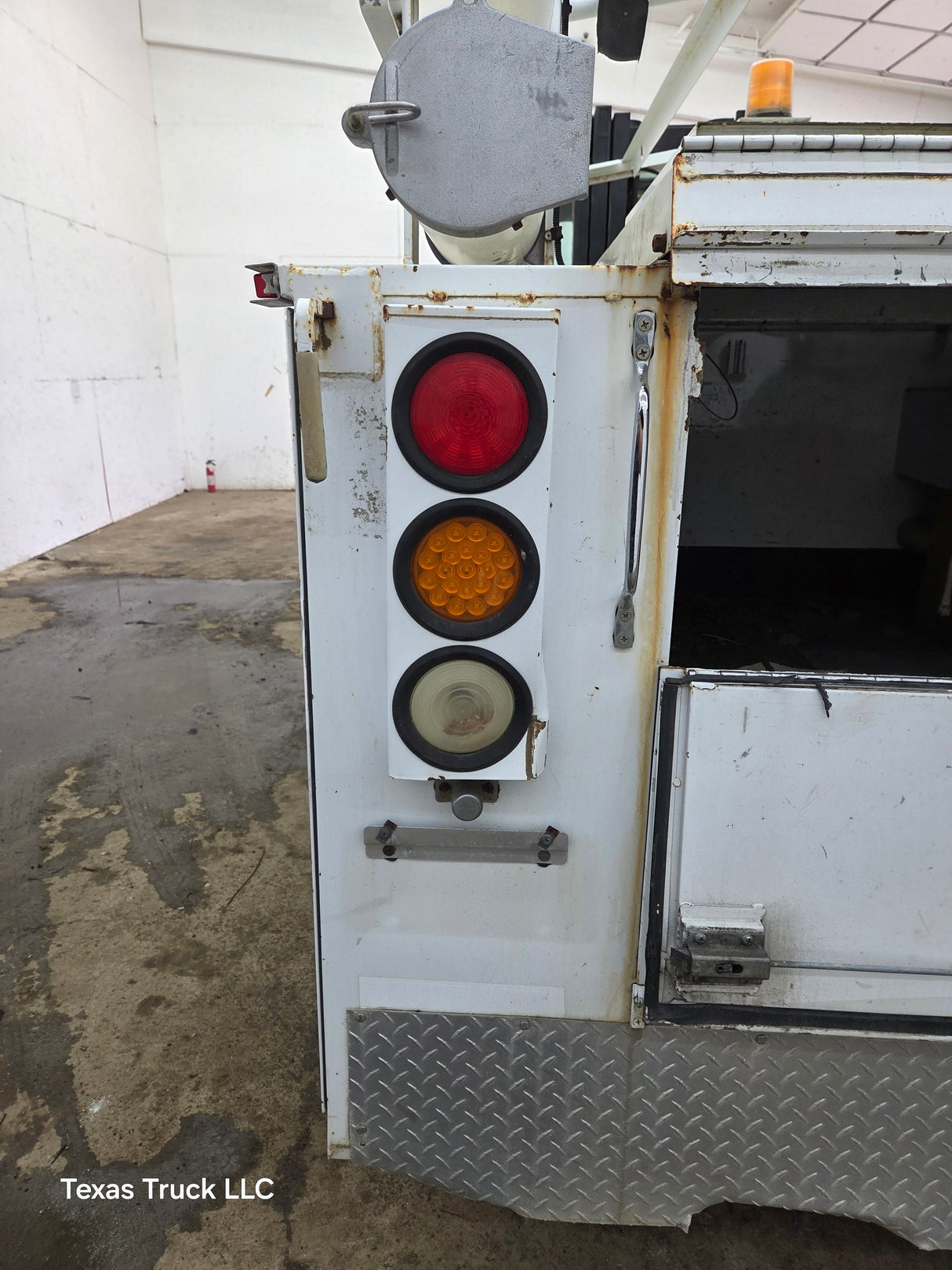 8' Steel Utility Service Body Truck Single Rear Wheel Utility Bed Universal With Generator