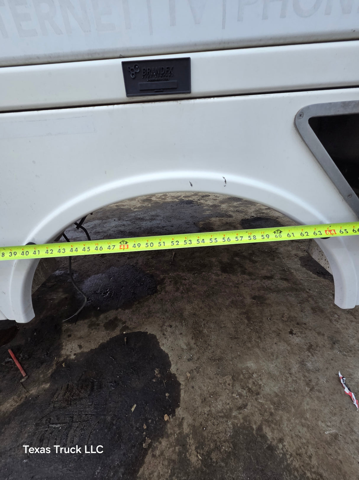 8' Fiberglass Utility Service Body With Generator Single Rear Wheel Truck Utility Bed Universal