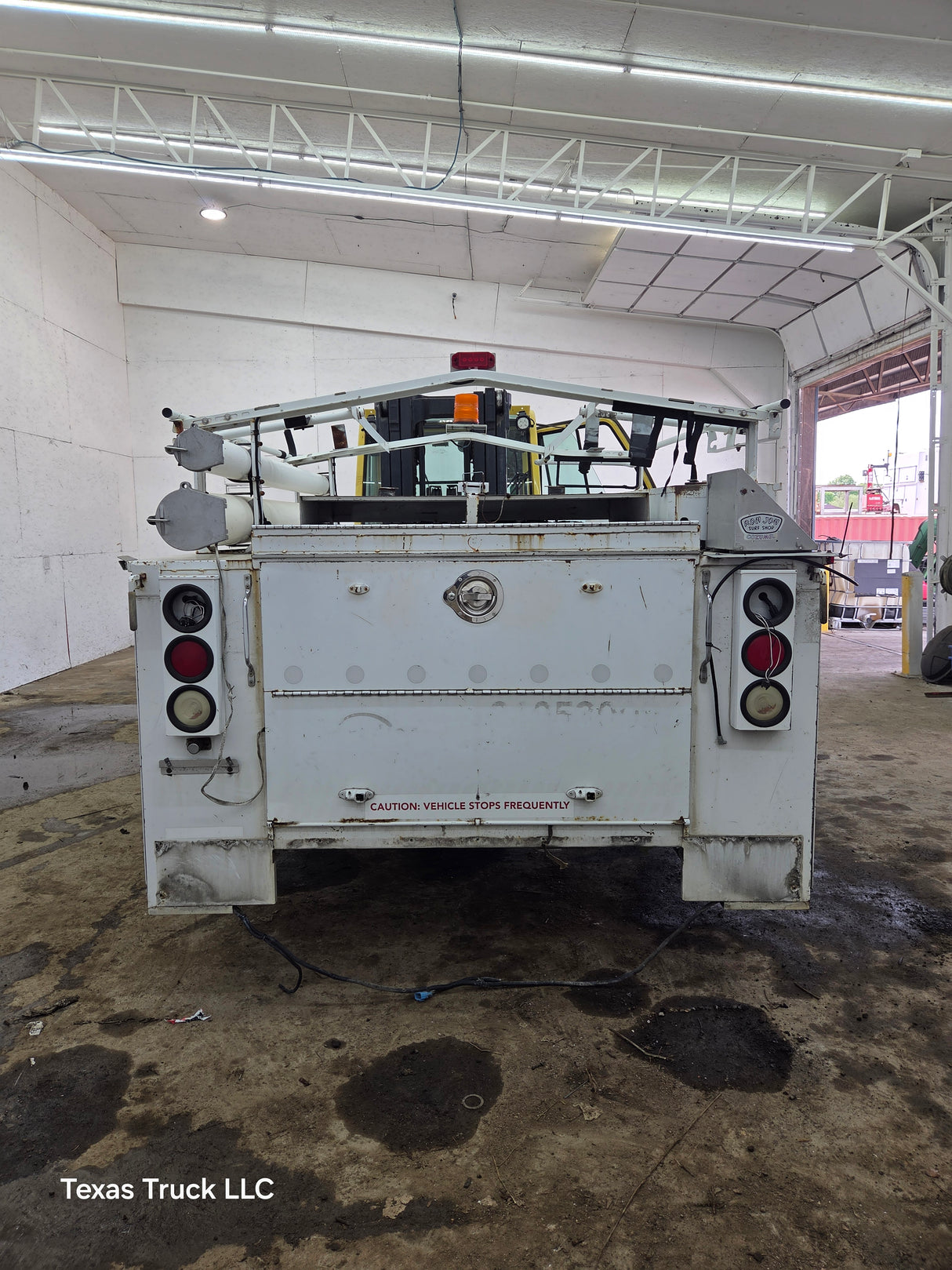 8' Steel Utility Service Body Truck Single Rear Wheel Utility Bed Universal