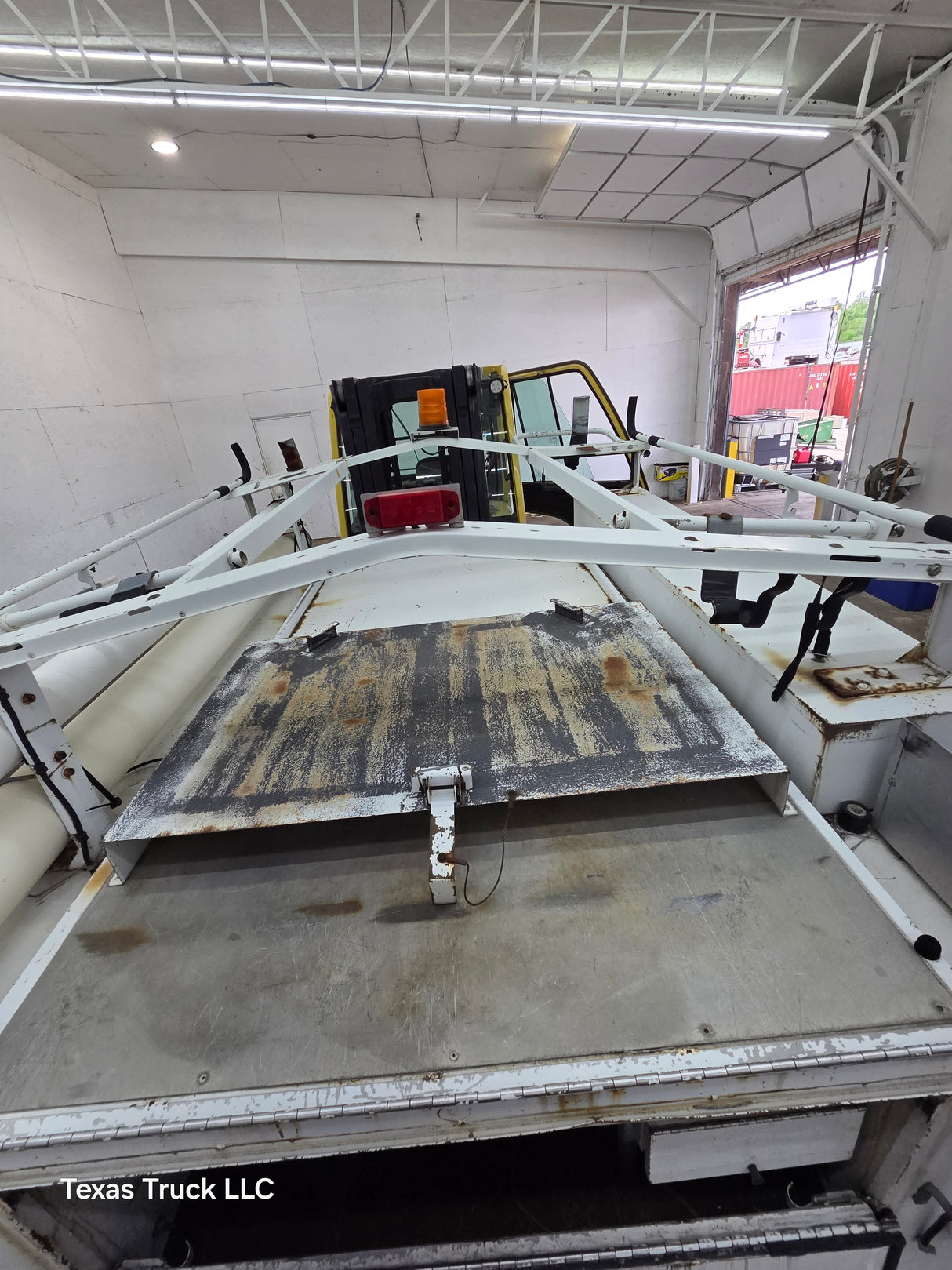 8' Steel Utility Service Body Truck Single Rear Wheel Utility Bed Universal