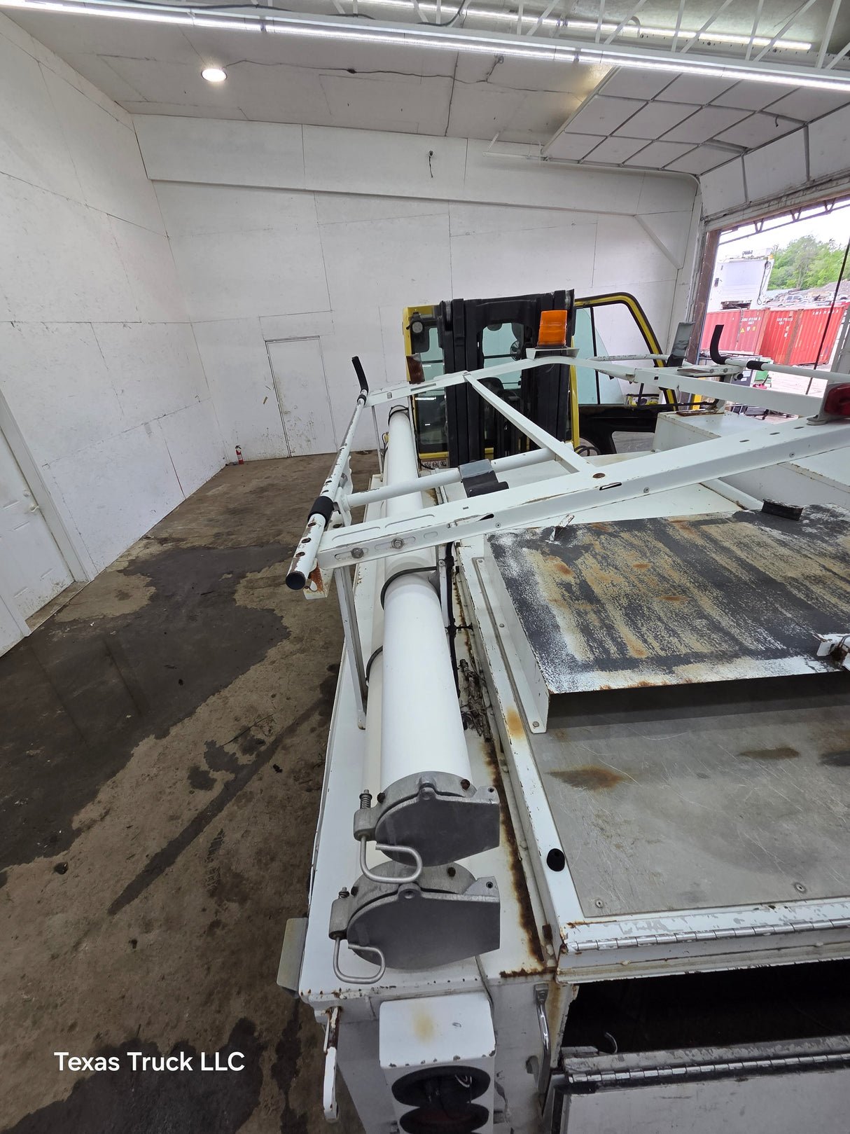8' Steel Utility Service Body Truck Single Rear Wheel Utility Bed Universal