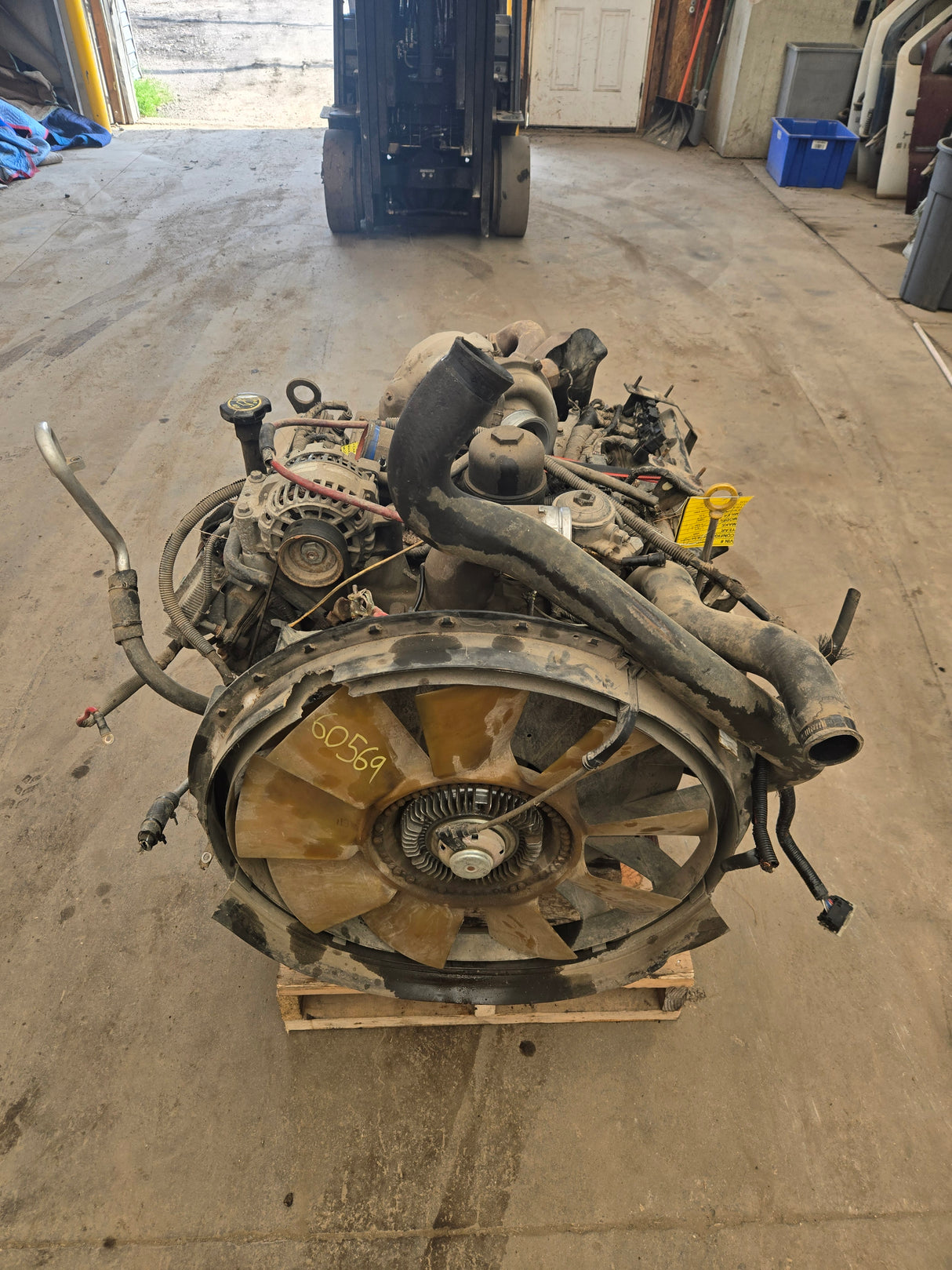 2005-2007 Ford 6.0L Power Stroke Diesel Core Engine Assembly