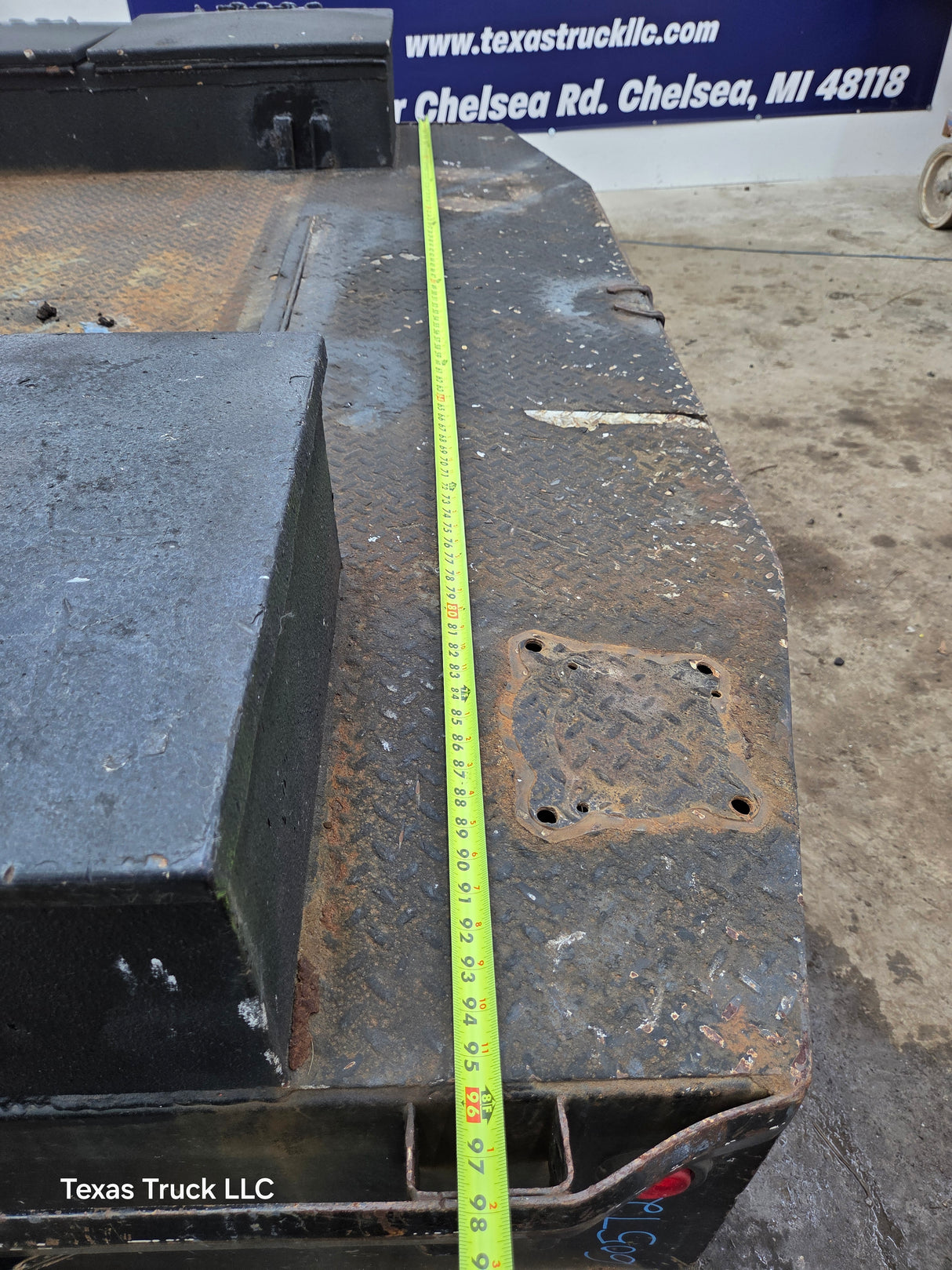 8.5' Steel Pickup Truck Dual Rear Wheel Utility Flatbed Universal