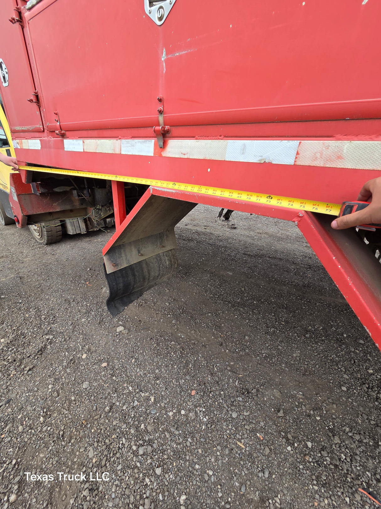 12' Steel Utility Service Body Truck Dual Rear Wheel Utility Hydraulic Bed Universal