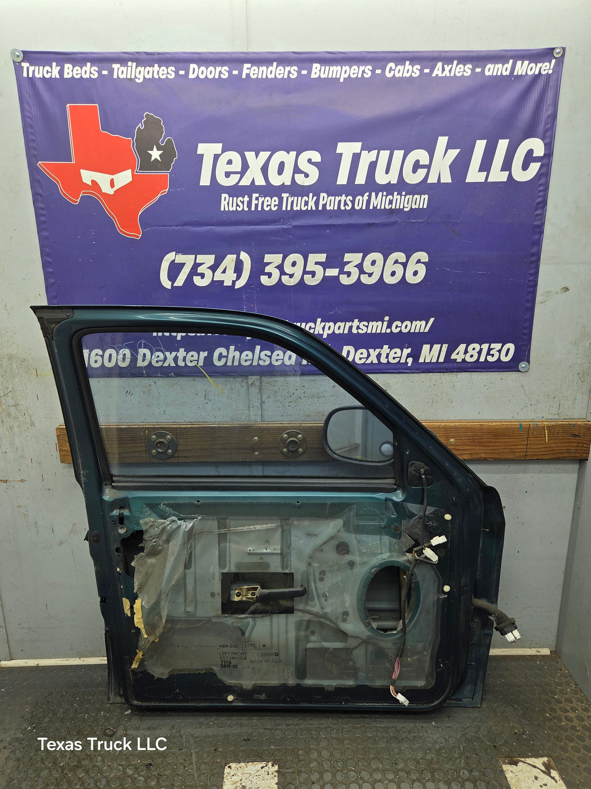 1994-2002 Dodge Ram 2nd Gen Quad Cab 4 Door Square Corner LH Driver Side Door