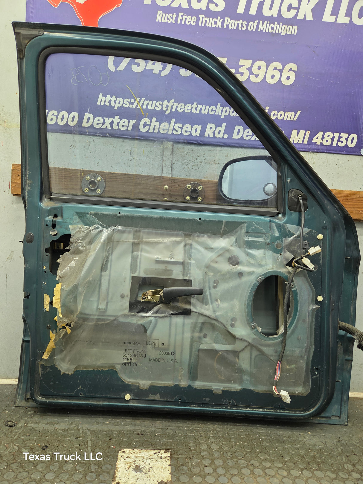 1994-2002 Dodge Ram 2nd Gen Quad Cab 4 Door Square Corner LH Driver Side Door