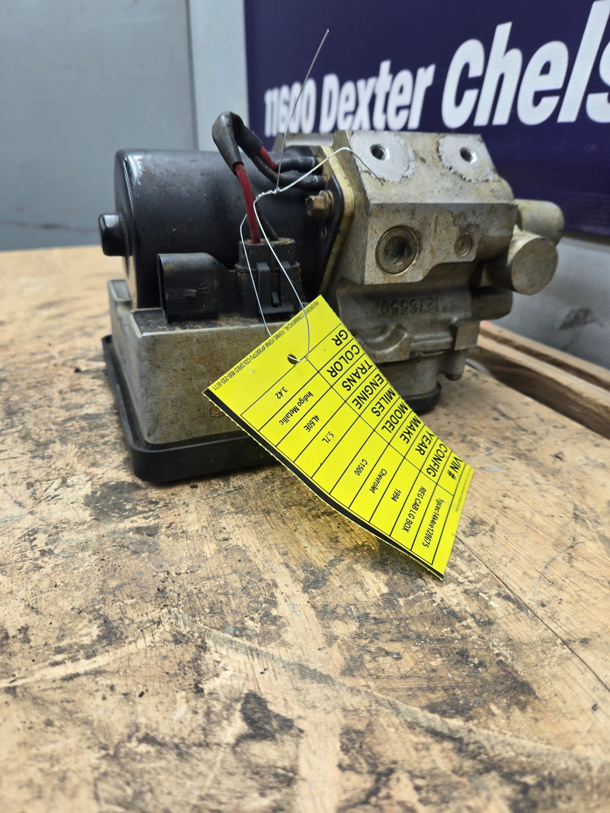 1994 Chevrolet Silverado C1500 ABS Pump Module Control Assembly