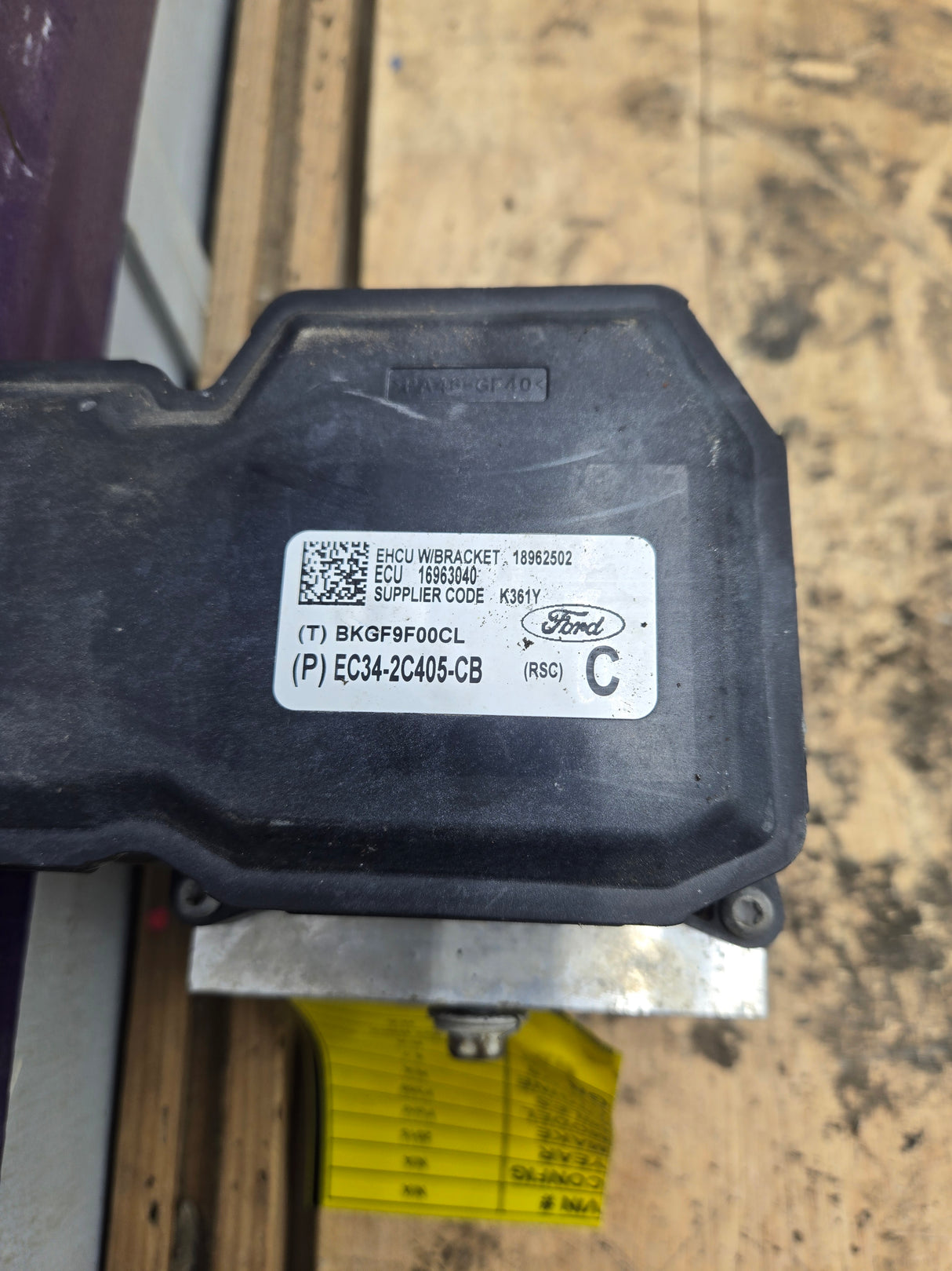 2014-2016 Ford Super Duty F250 F350 ABS Pump Module Control Assembly EC34-2C405-CB