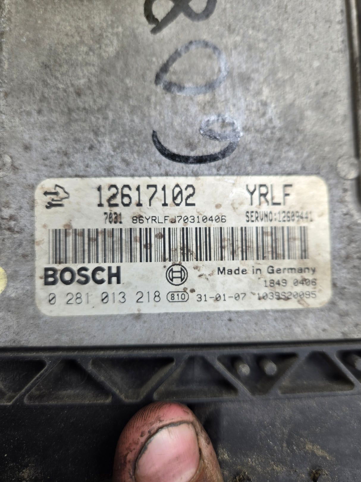 2007-2010 Chevrolet GMC Duramax 6.6L LMM PCM ECM ECU YRLF / 12617102