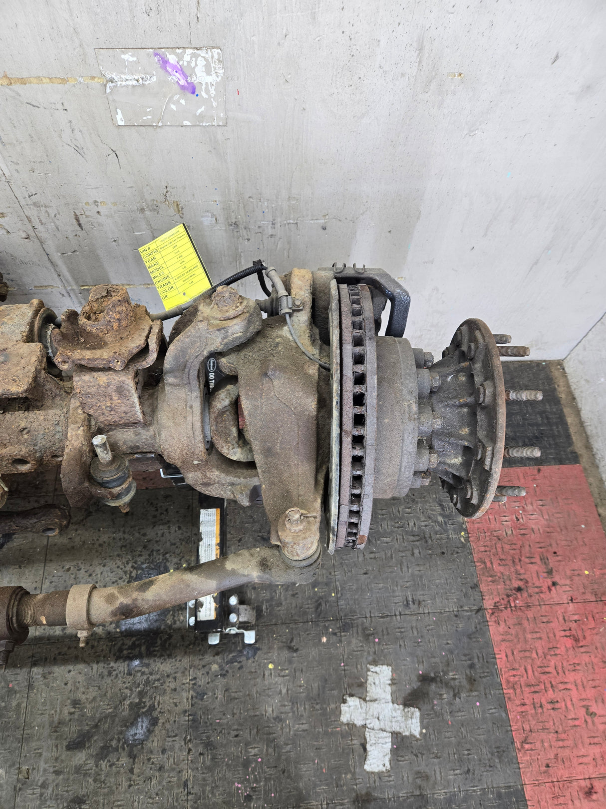 2005-2016 Ford F450 F550 Super Duty Front Axle 4.88 Gear Ratio DRW 10 Lug 122k miles