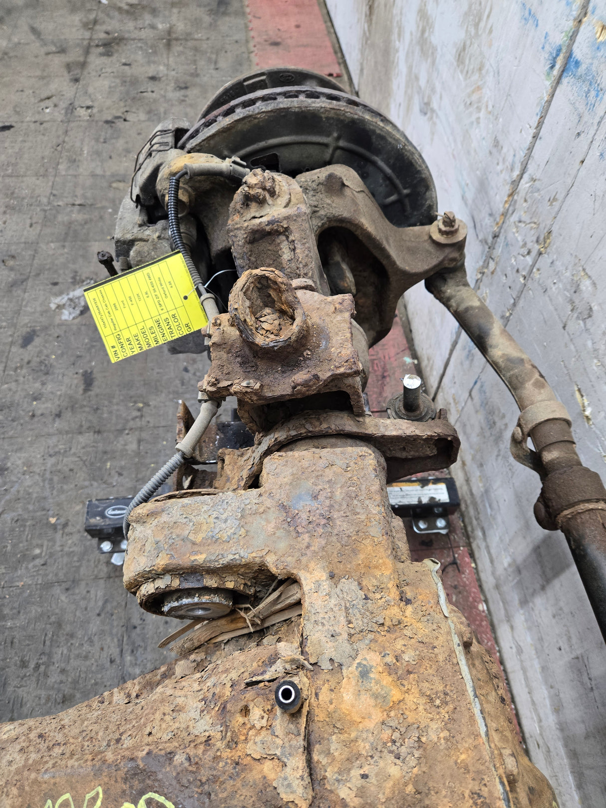 2005-2016 Ford F450 F550 Super Duty Front Axle 4.88 Gear Ratio DRW 10 Lug 122k miles