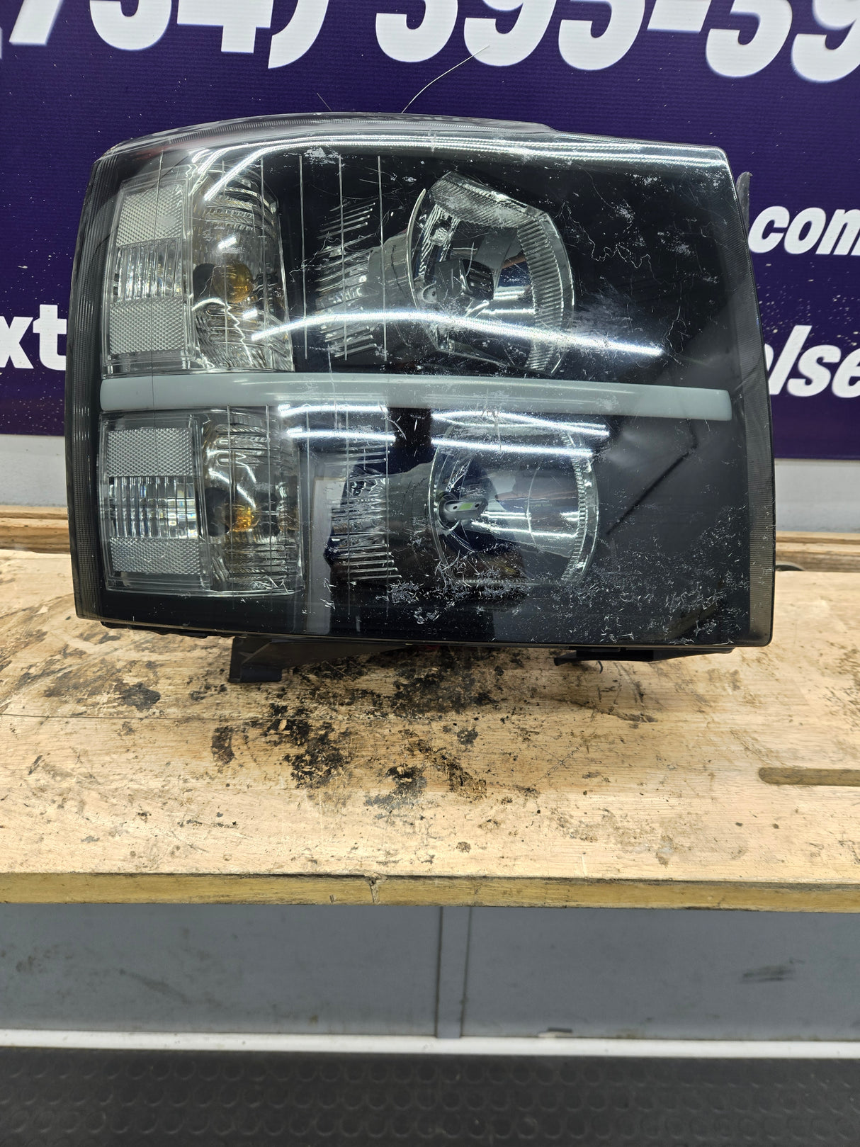 2007-2013 Chevrolet Silverado 1500 2500HD 3500HD RH Passenger Side Aftermarket Headlight