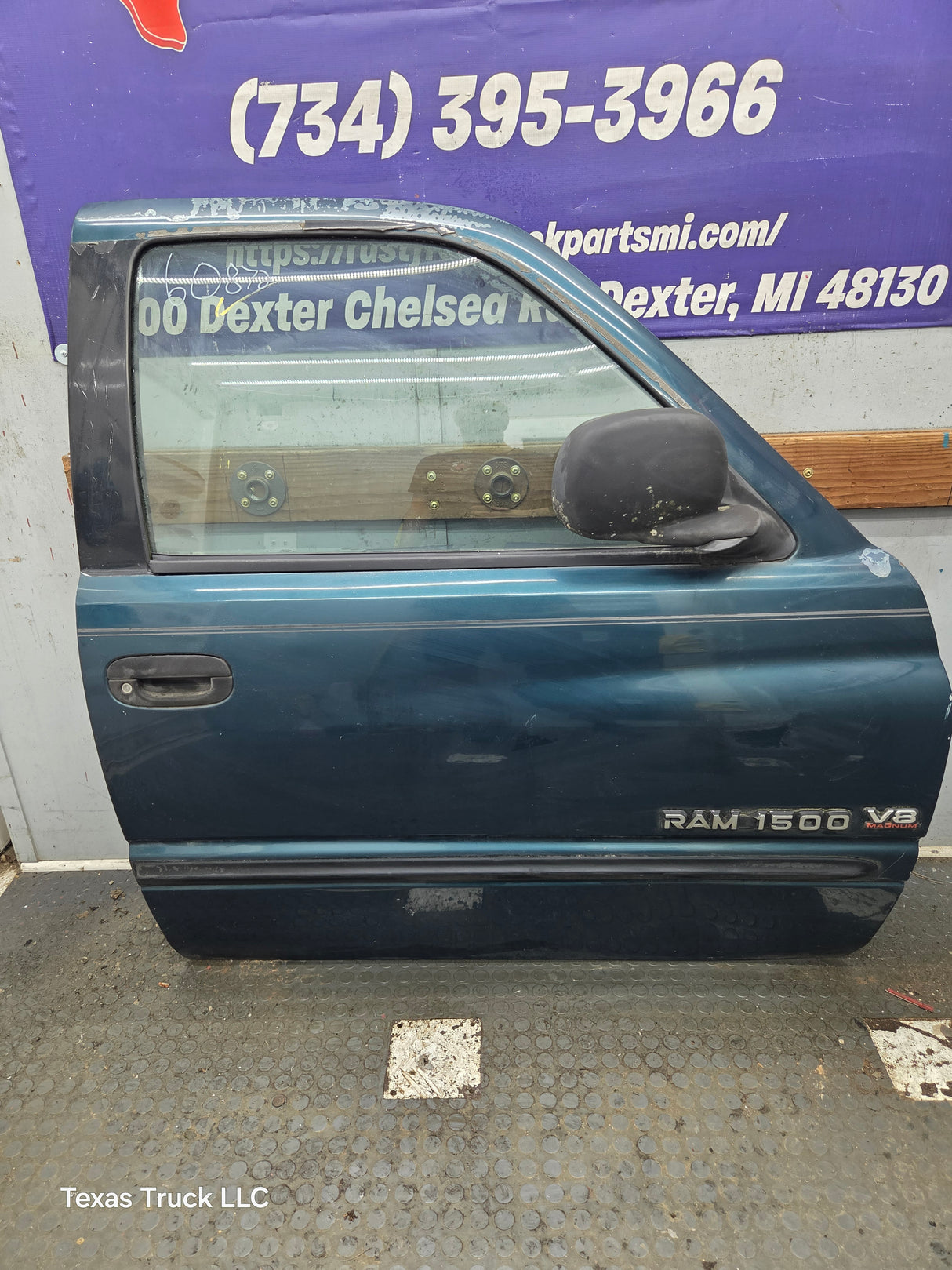 1994-2002 Dodge Ram 2nd Gen Quad Cab 4 Door Square Corner RH Passenger Side Door