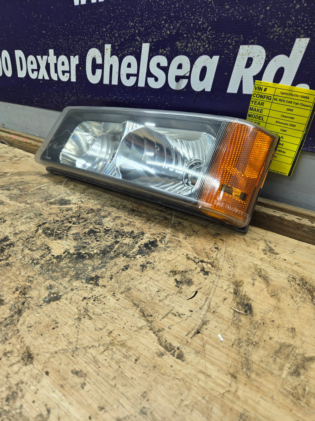 2003-2007 Chevrolet Silverado LH Driver Side Marker / Turn Signal