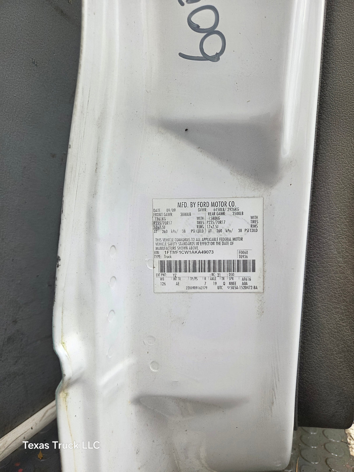 2004-2008 Ford F150 Driver Side Extended/Regular Cab Front Door LH
