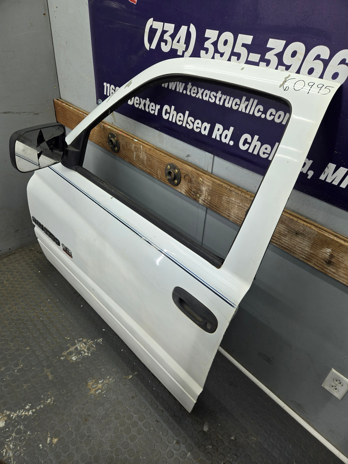 1994-2002 Dodge Ram 2nd Gen LH Driver Side Front Door Regular Cab / 2 Door Ext Cab 1500 2500 3500 ROUND CORNER