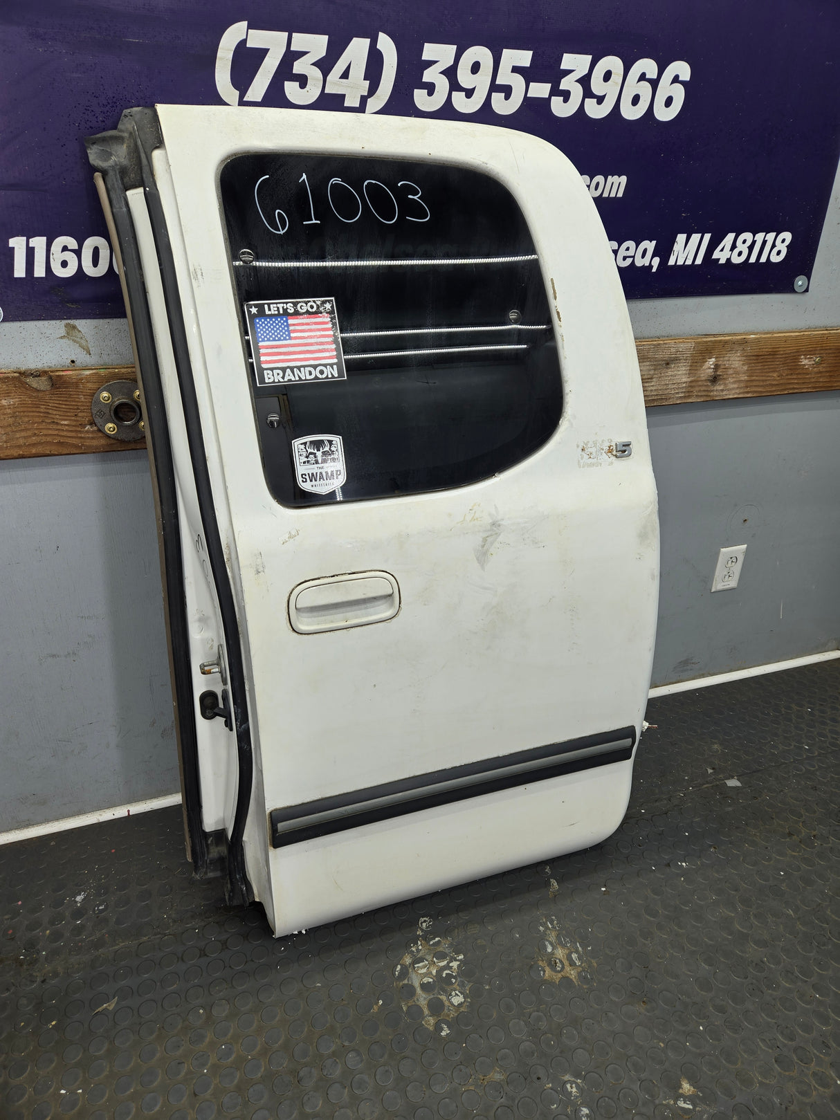 2000-2006 Toyota Tundra Extended Cab Driver Side Rear Door Rear LH