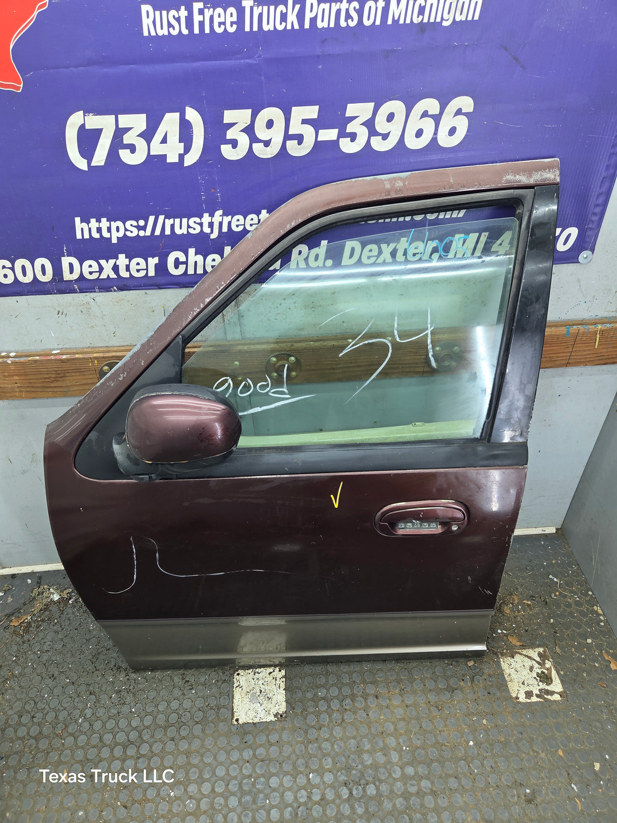 1997-2003 Ford F150 Crew Cab Driver Side LH Front Door