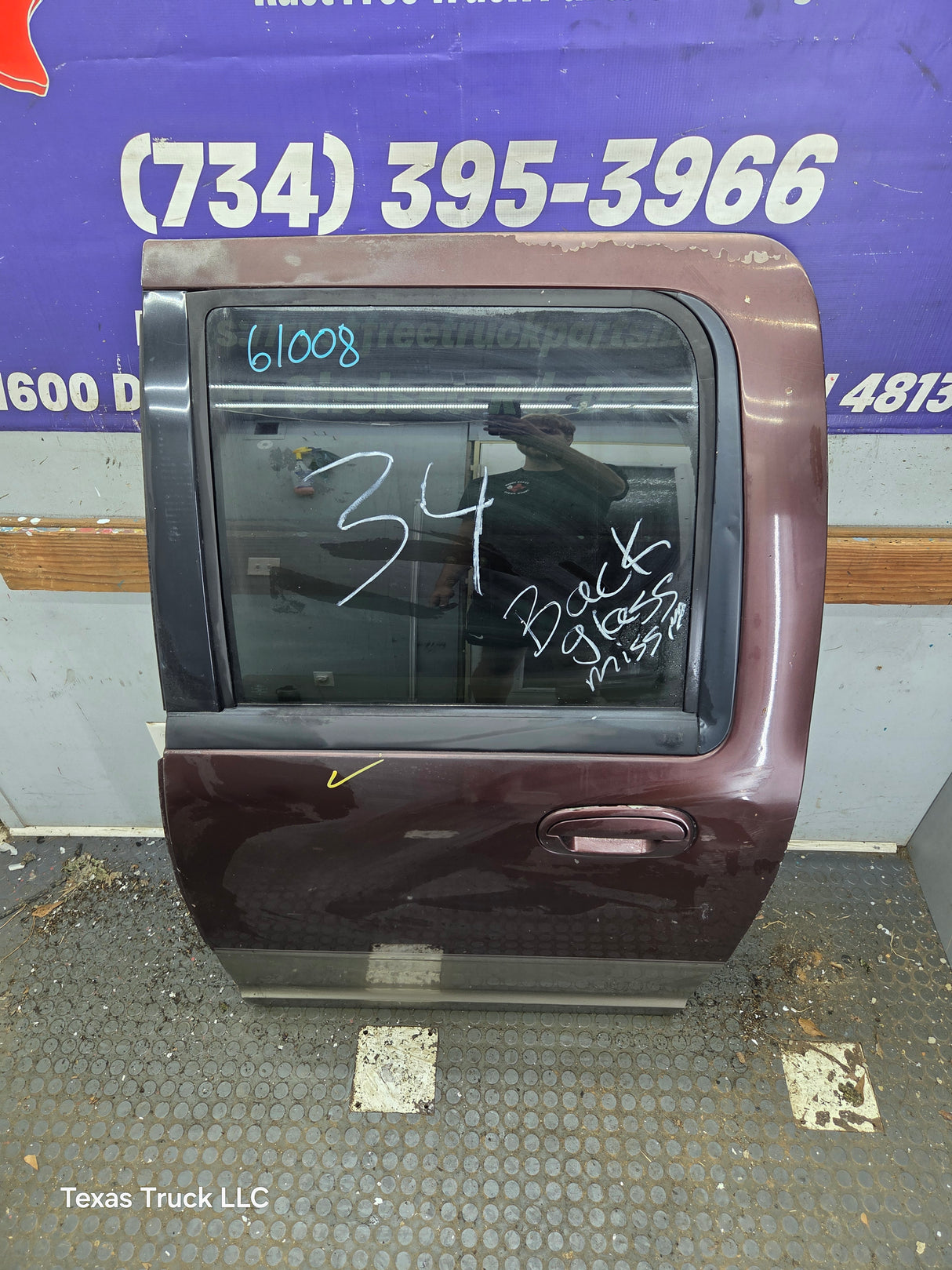 1997-2003 Ford F150 Driver Side Rear Crew Cab Door Left Hand