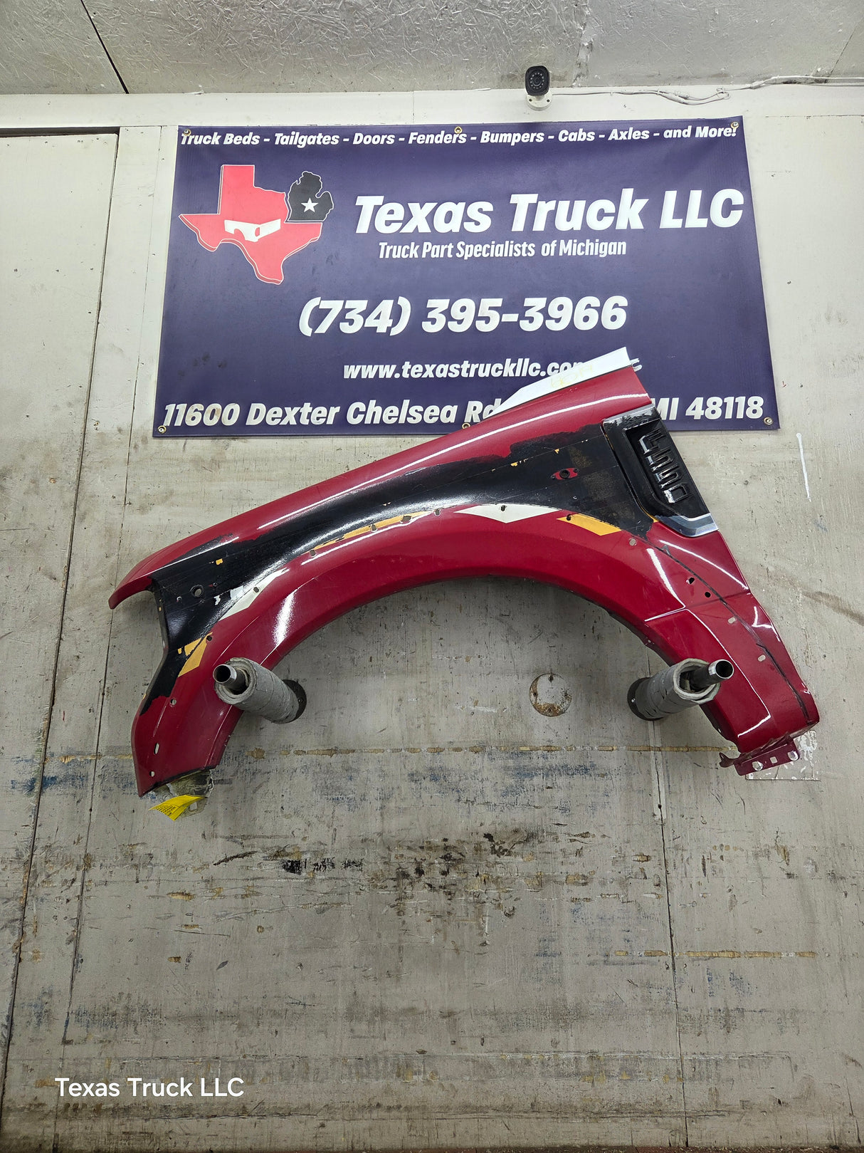 2017-2019 Ford Super Duty F450 F550 LH Driver Fender