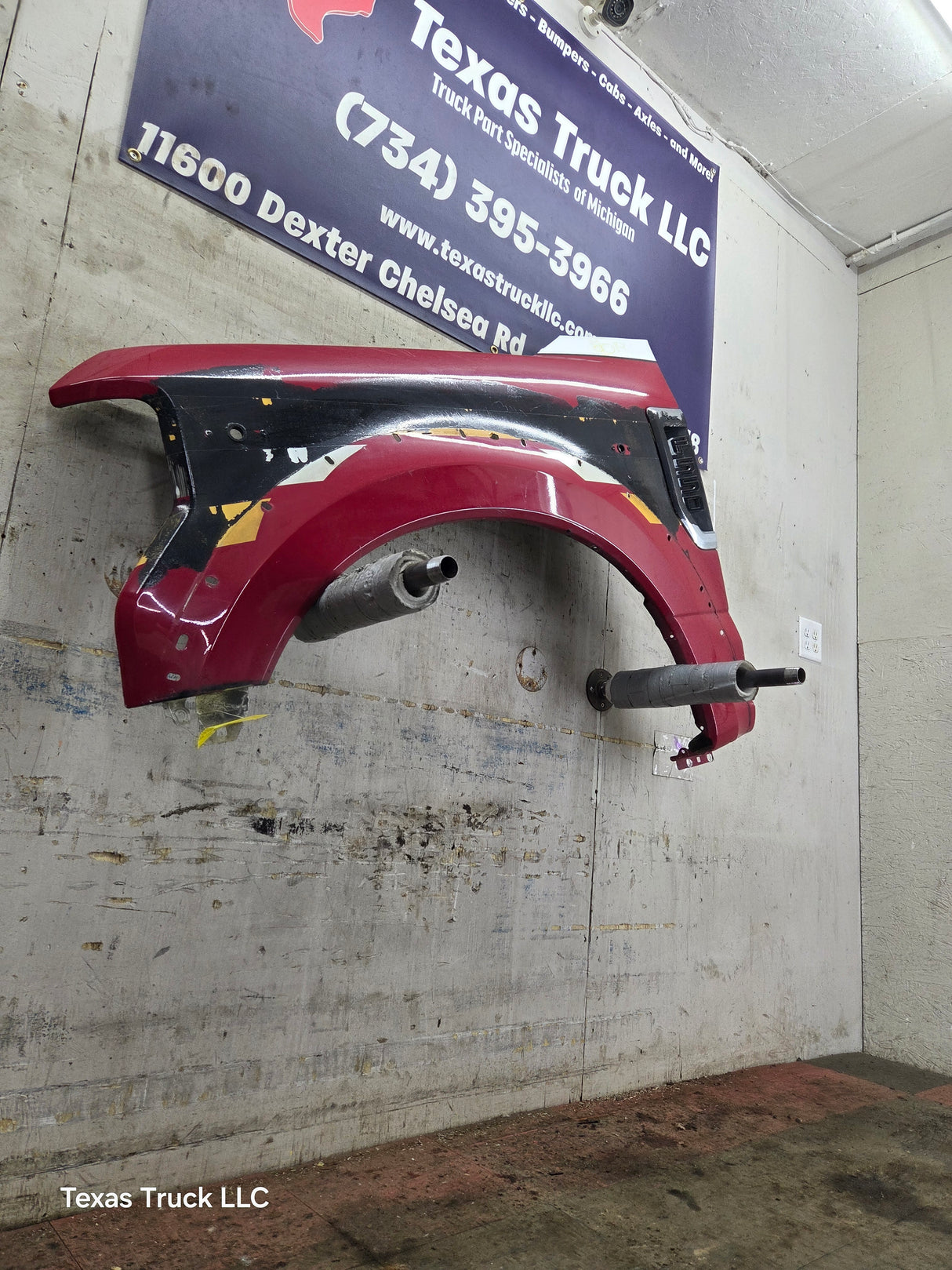 2017-2019 Ford Super Duty F450 F550 LH Driver Fender