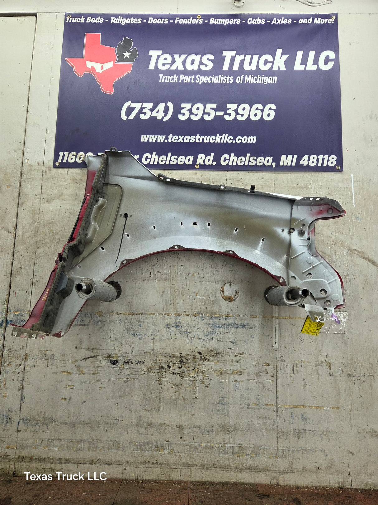 2017-2019 Ford Super Duty F450 F550 LH Driver Fender