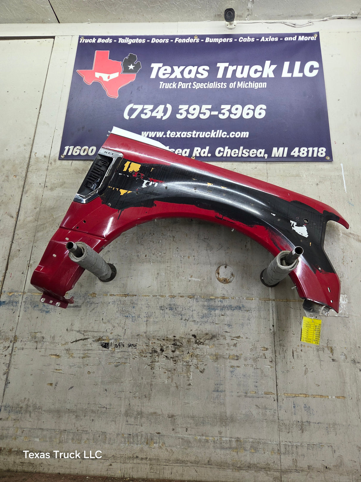 2017-2019 Ford Super Duty F450 F550 RH Passenger Fender