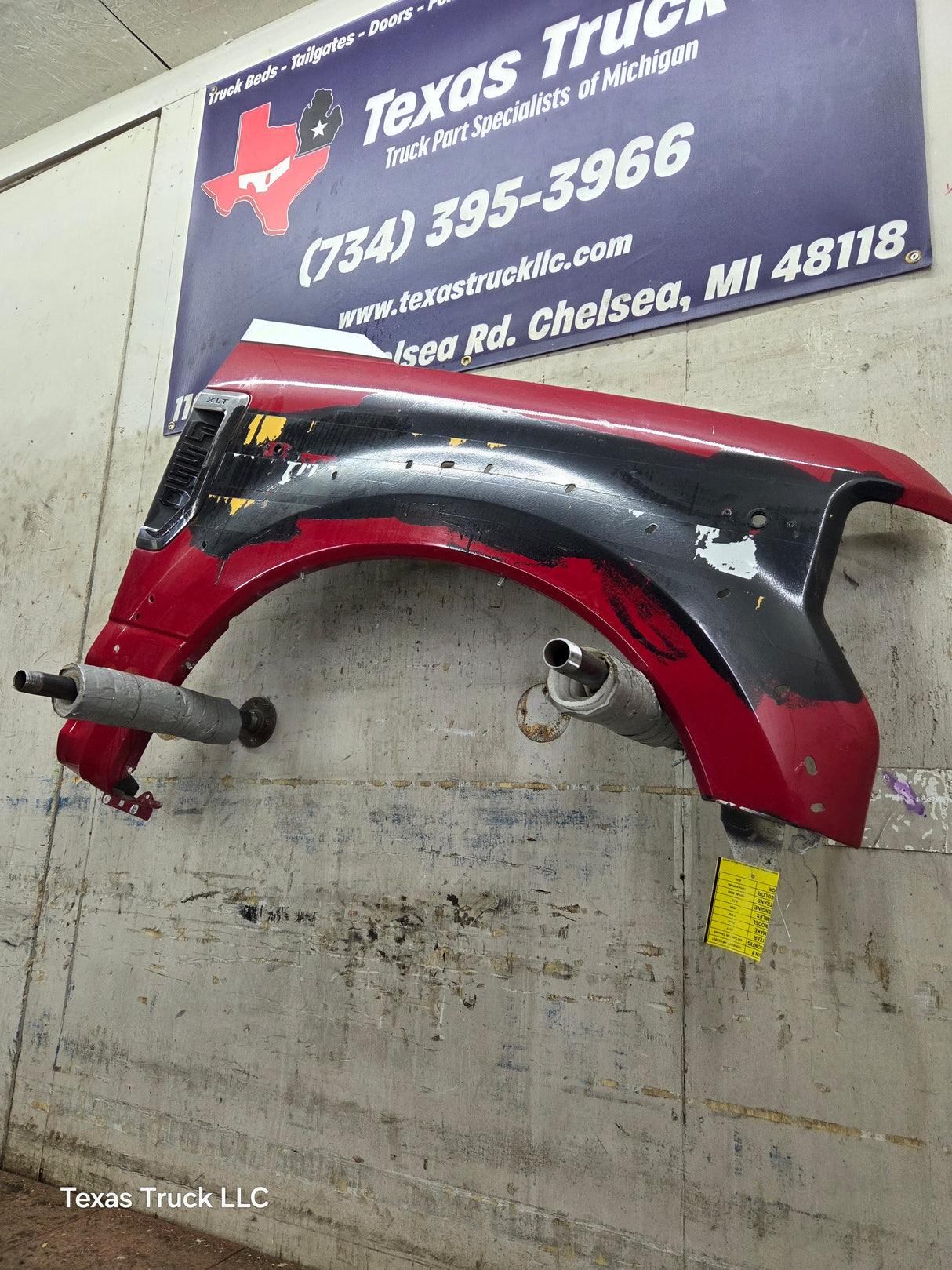 2017-2019 Ford Super Duty F450 F550 RH Passenger Fender